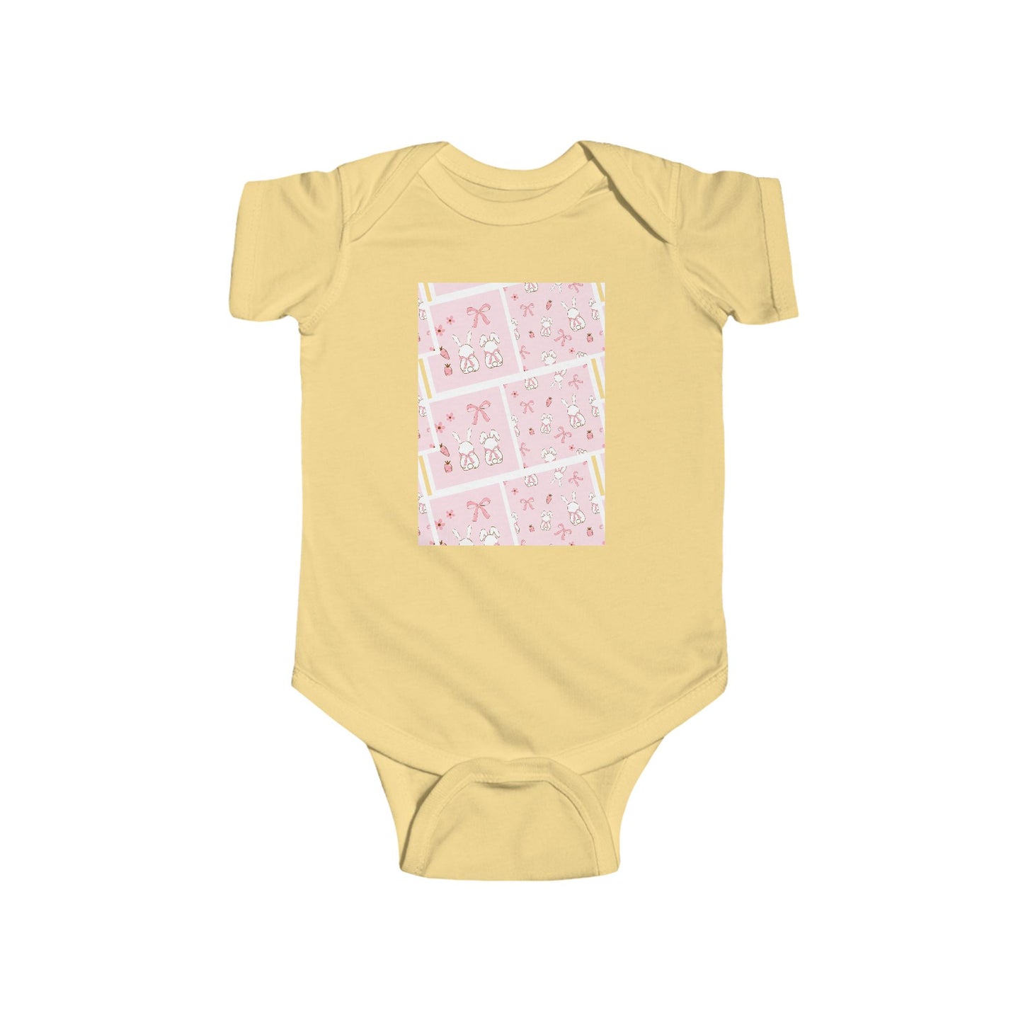 Pink bunnies Infant Fine Jersey Bodysuit