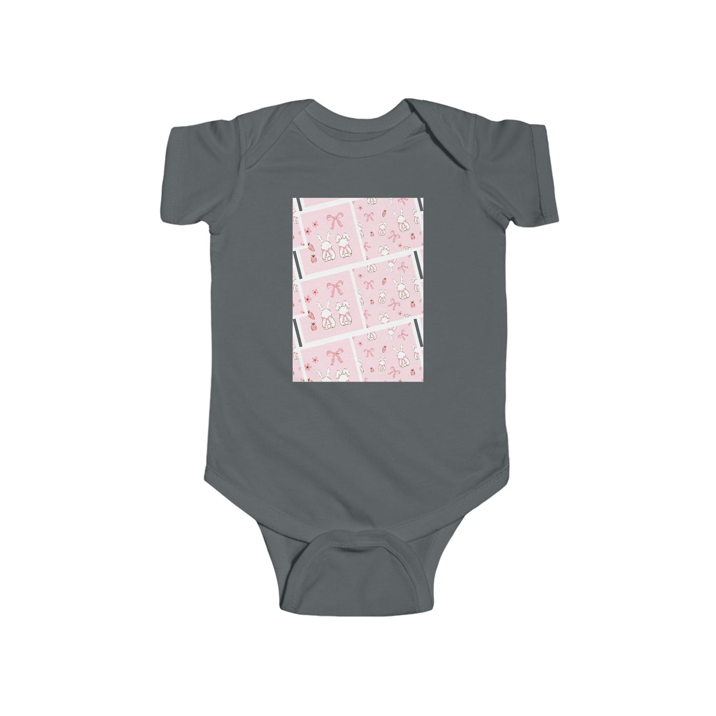 Pink bunnies Infant Fine Jersey Bodysuit