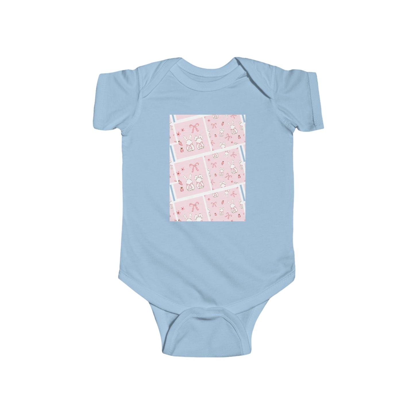 Pink bunnies Infant Fine Jersey Bodysuit