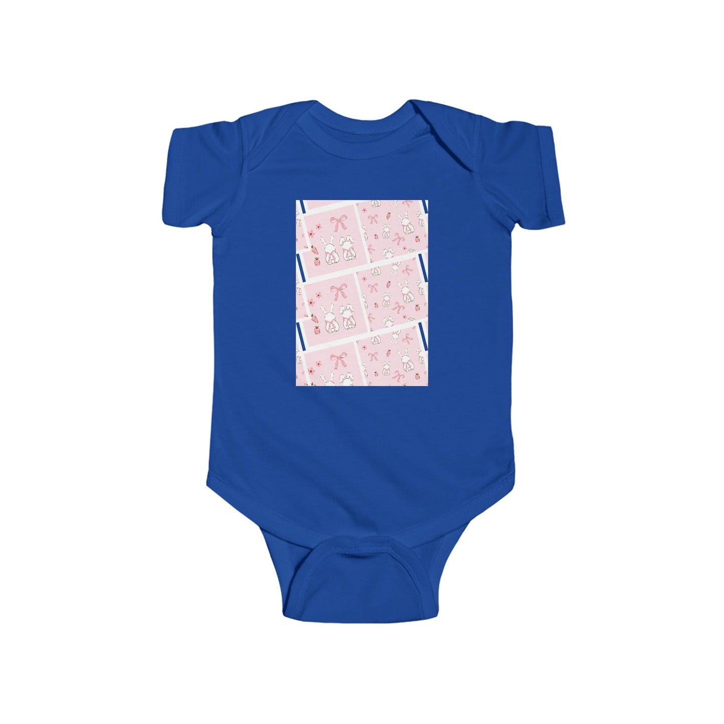 Pink bunnies Infant Fine Jersey Bodysuit