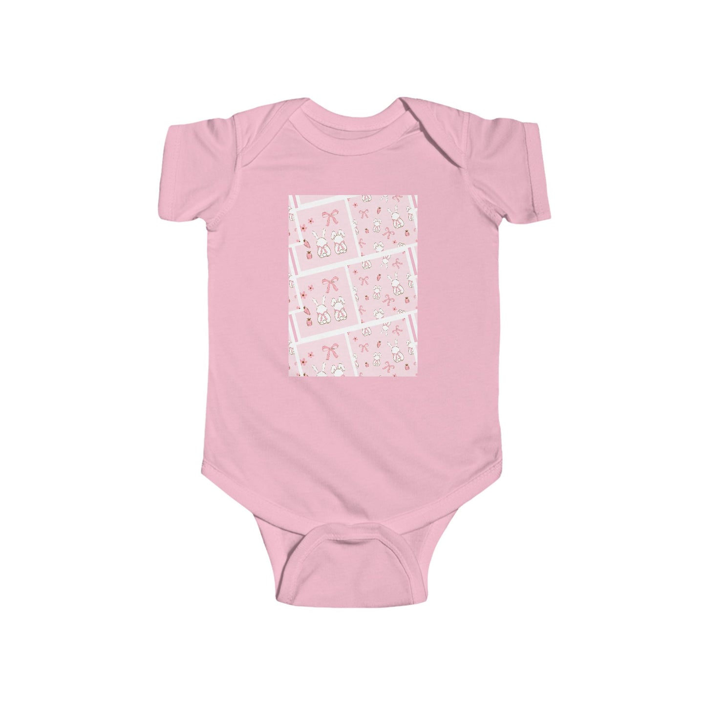 Pink bunnies Infant Fine Jersey Bodysuit