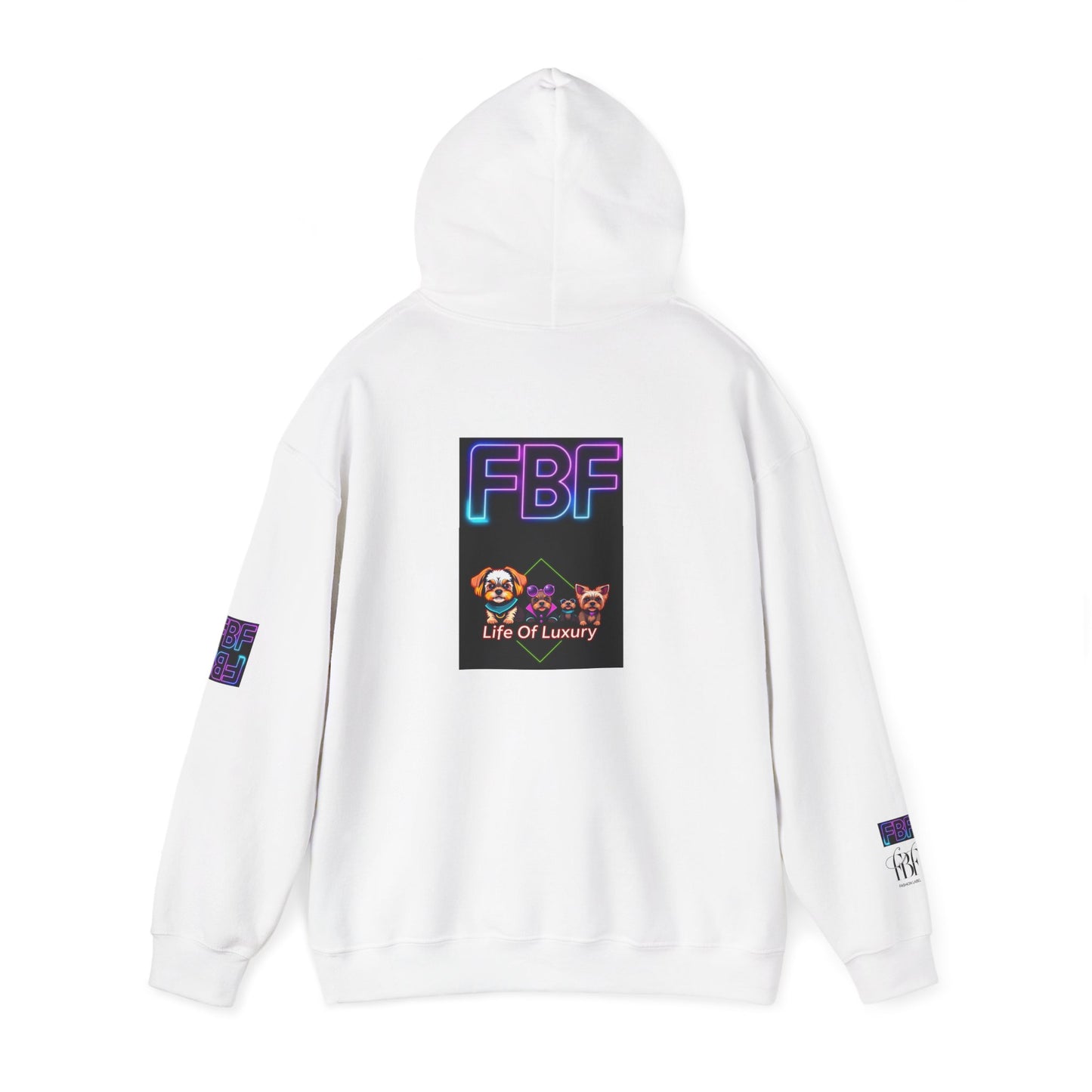 Luxury Life Unisex Hoodie - Cozy Sweatshirt for Pet Lovers, Gift for Birthdays, Everyday Wear, Chill Vibes, FBF Collection
