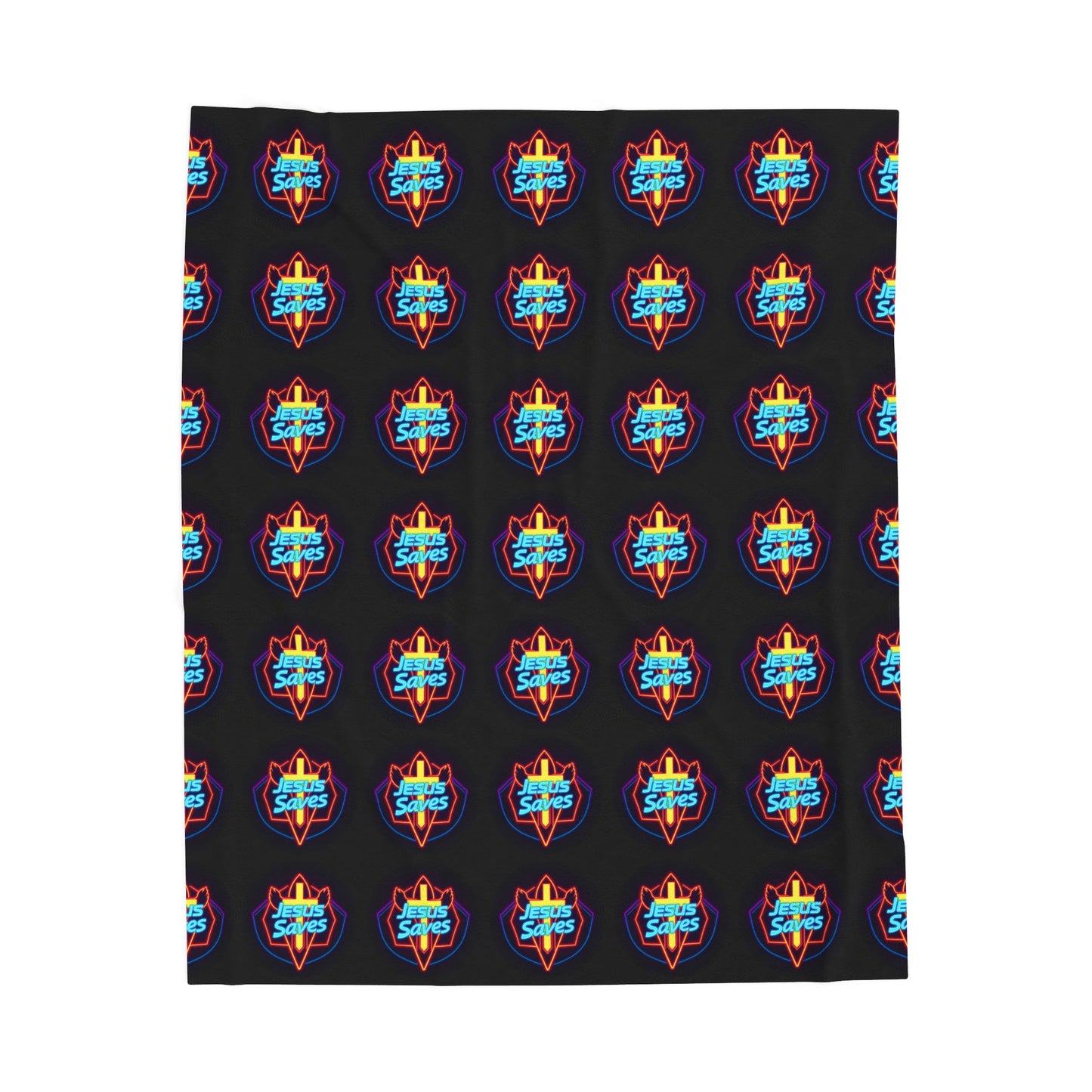Colorful Retro Pattern Velveteen Plush Blanket