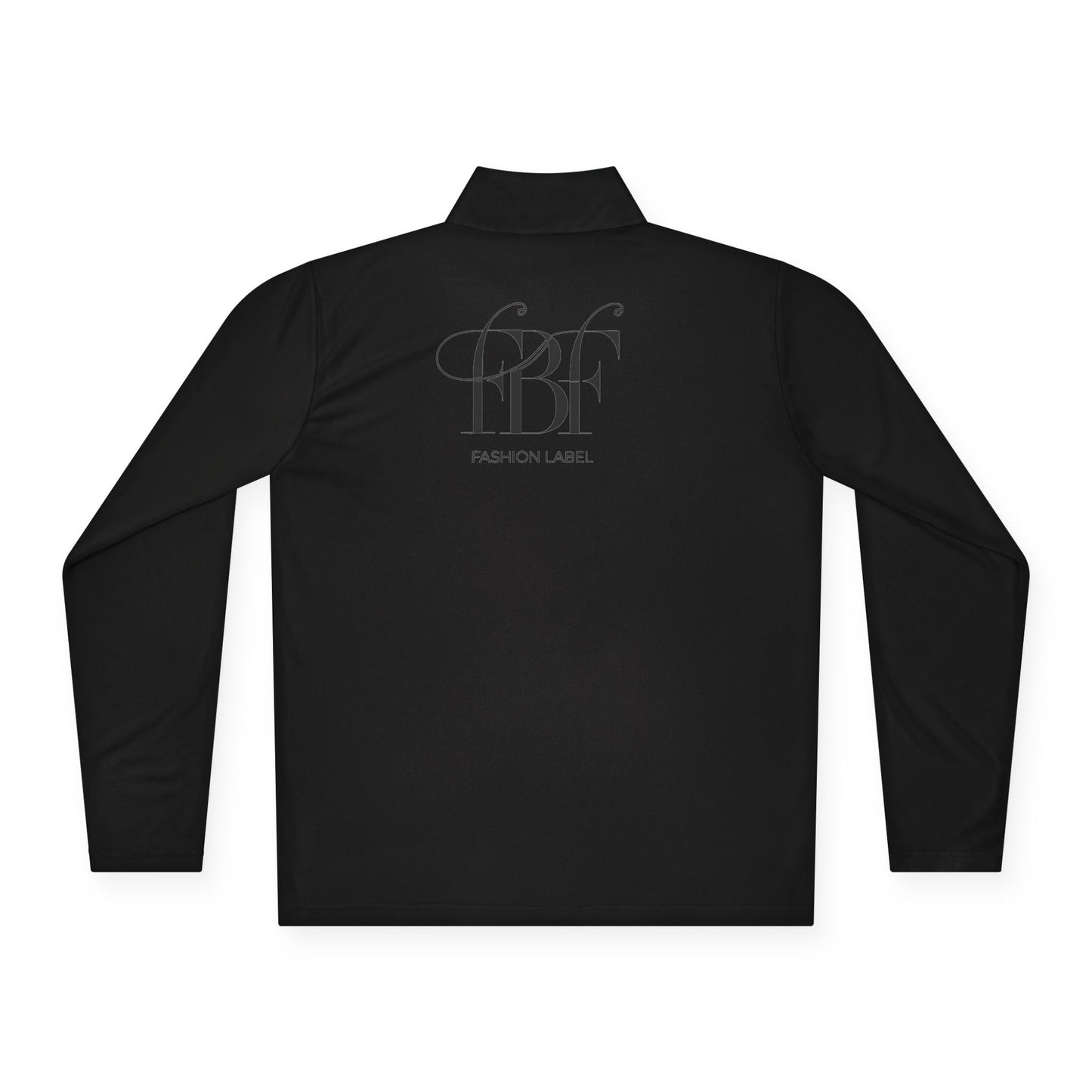 Quarter-Zip Pullover — Retro Neon Graphic with "Forever Fashion" Logo