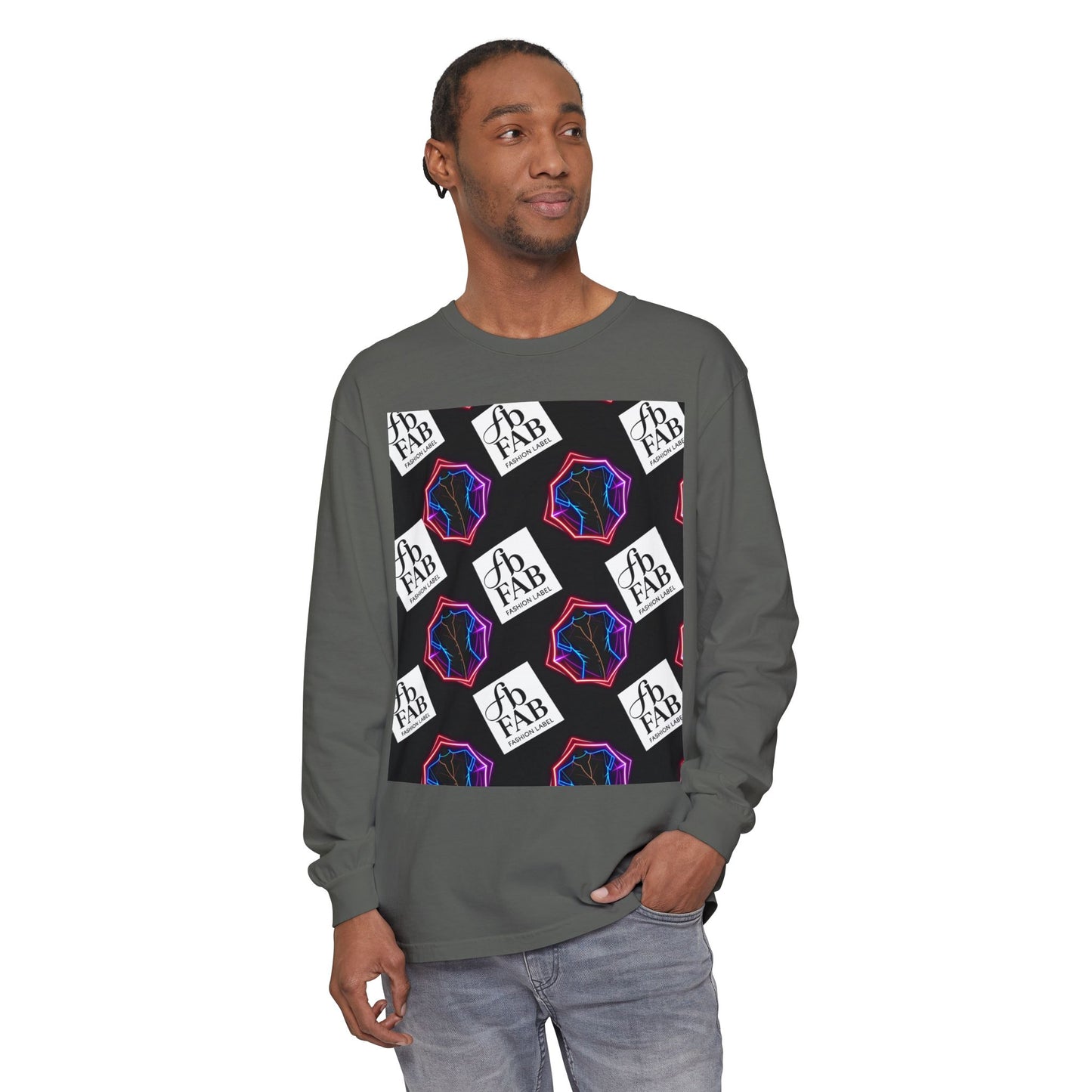 Unisex Garment-dyed Long Sleeve T-Shirt