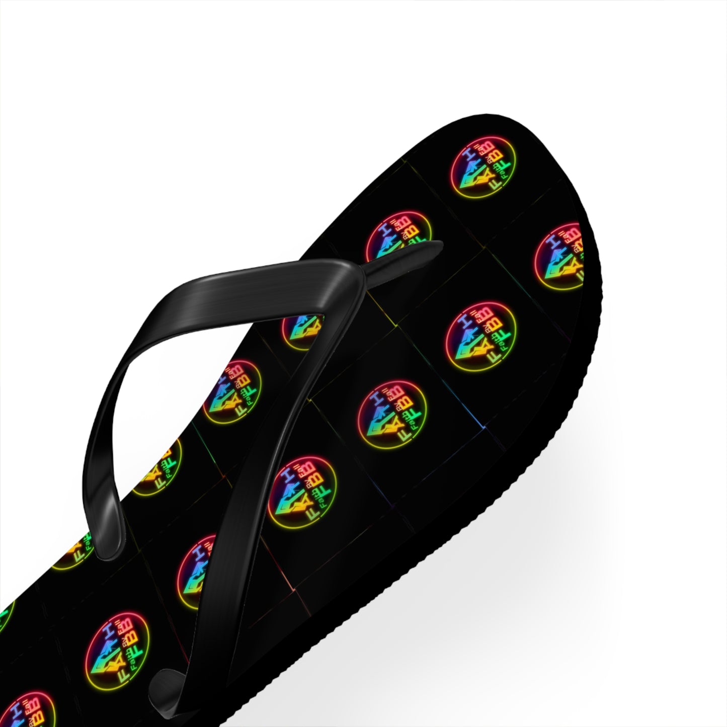 Vibrant Faith Flip Flops | Summer Style, Beachwear, Casual Sandals, Vacation Footwear, Fun Gift for Friends