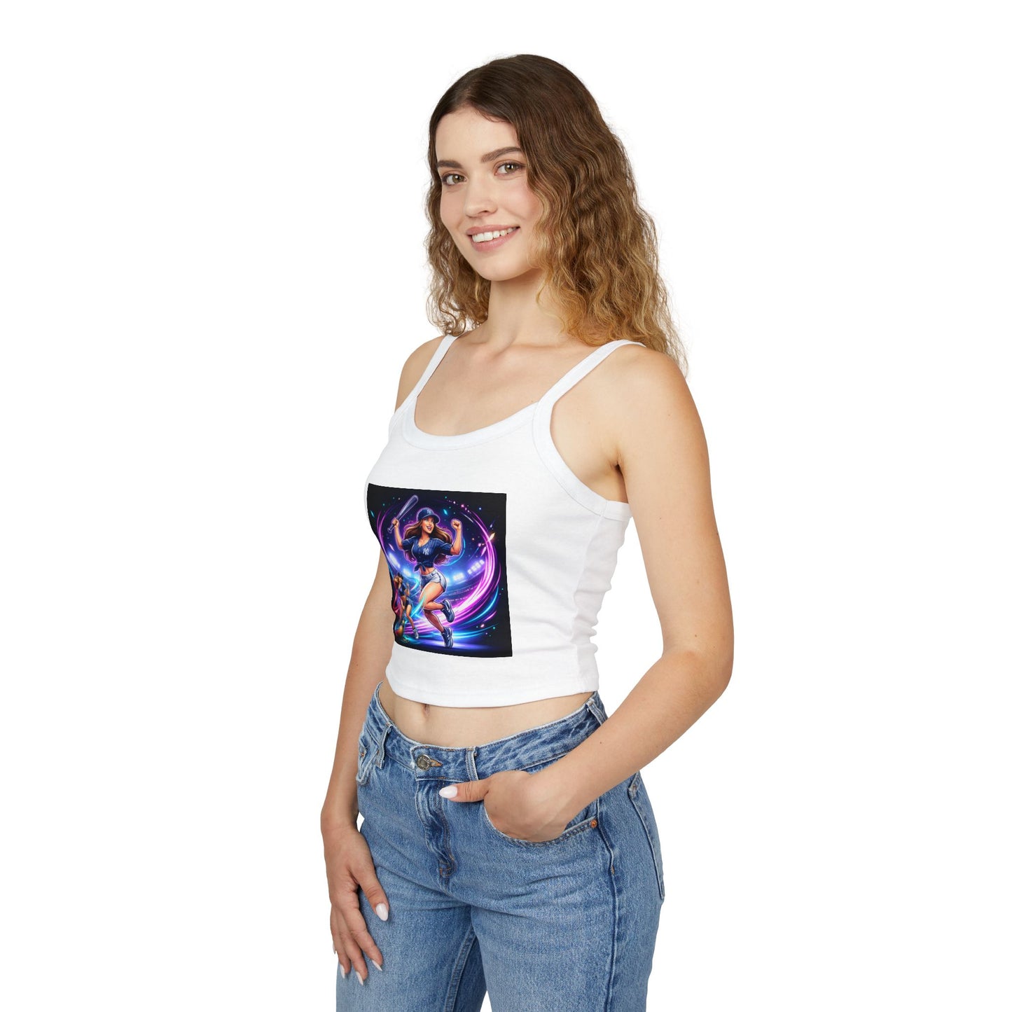Yankees sweep Women's Spaghetti Strap Tank Top