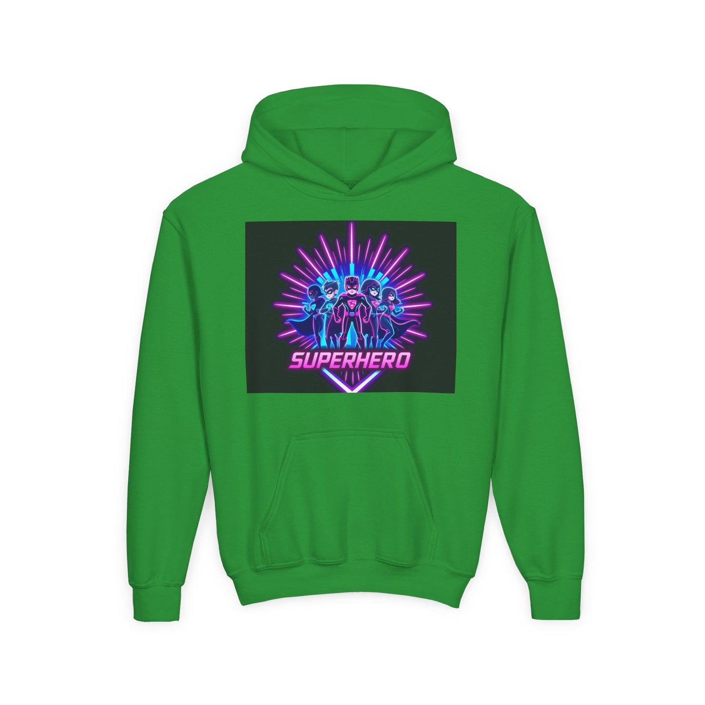Youth Superhero Sweatshirt for Kids, Fun Hoodie for Playdates, Gift for Birthdays, Cool Sweatshirt for Young Heroes, Perfect for Casual Wear