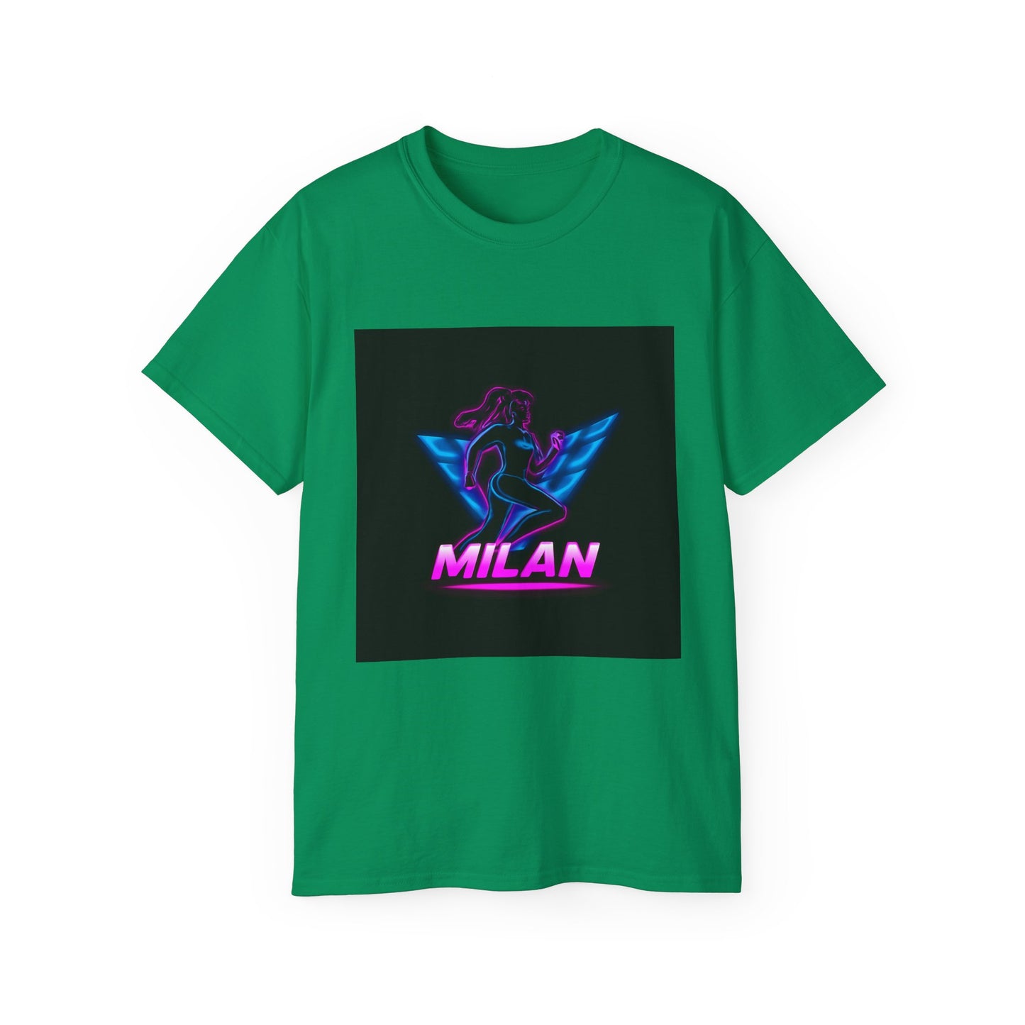 Milan Graphic Tee, Unisex Ultra Cotton T-Shirt, Retro Sportswear, Casual Streetwear, Birthday Gift, Unique Fashion Statement