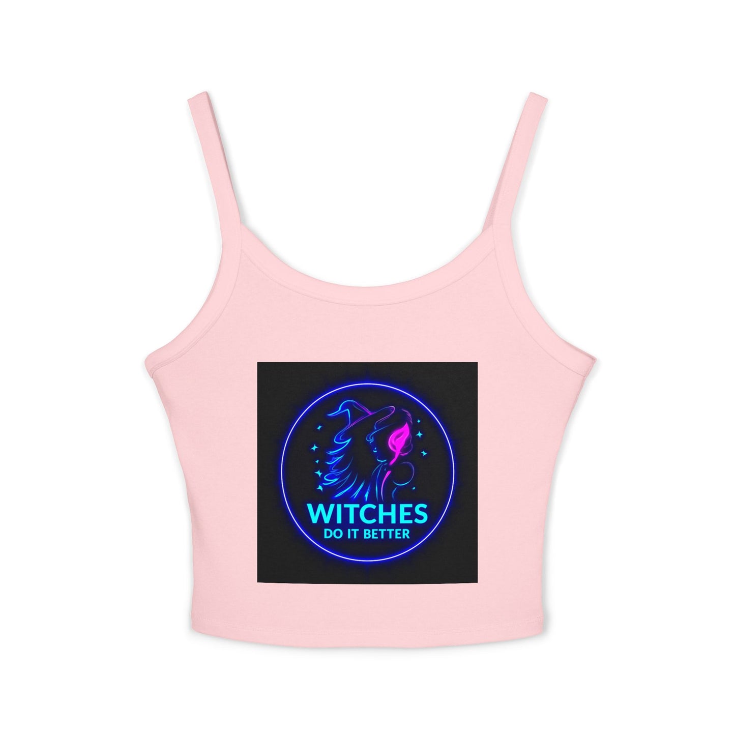 Women's Neon Graphic Tank Top - Perfect for Witches & Festival Lovers, Summer Fashion, Witchy Vibes, Occasions & Celebrations