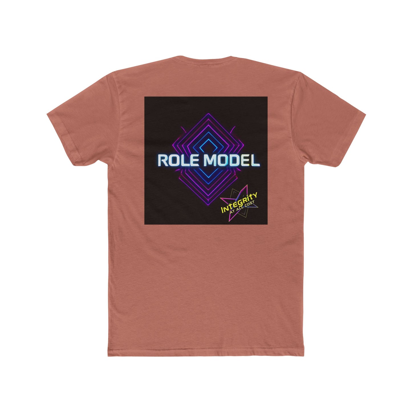 Unisex Cotton Crew Tee with Honor Respect and Role Model Design - Ideal for Gifts, Casual Wear, Appreciation Events, and Motivational Days