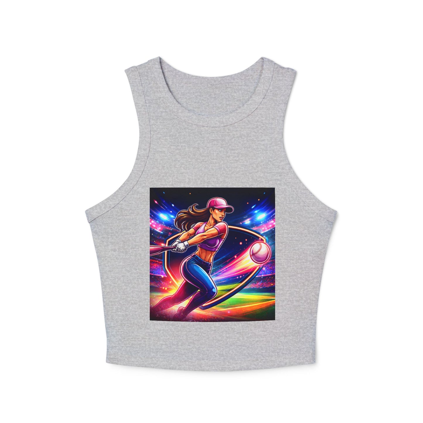 Women's Micro Rib Racer Tank Top