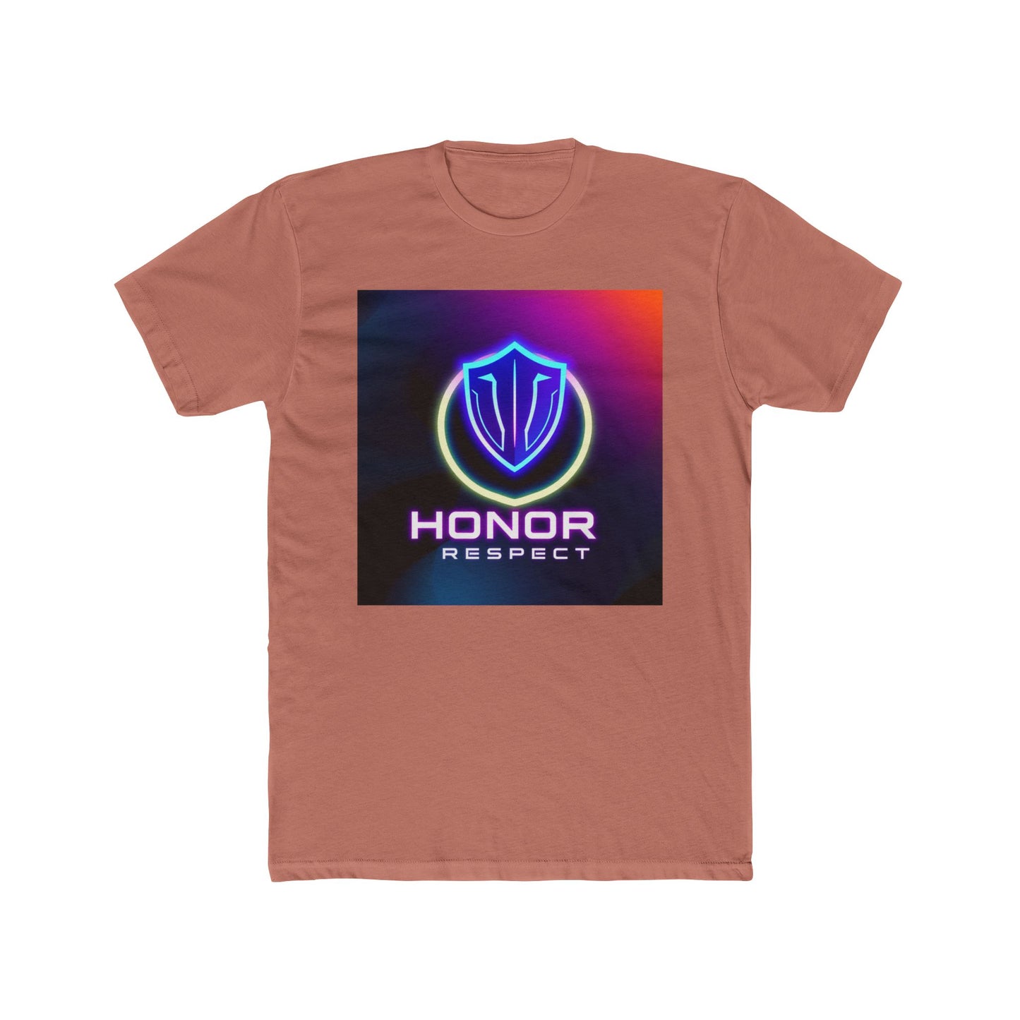 Unisex Cotton Crew Tee with Honor Respect and Role Model Design - Ideal for Gifts, Casual Wear, Appreciation Events, and Motivational Days