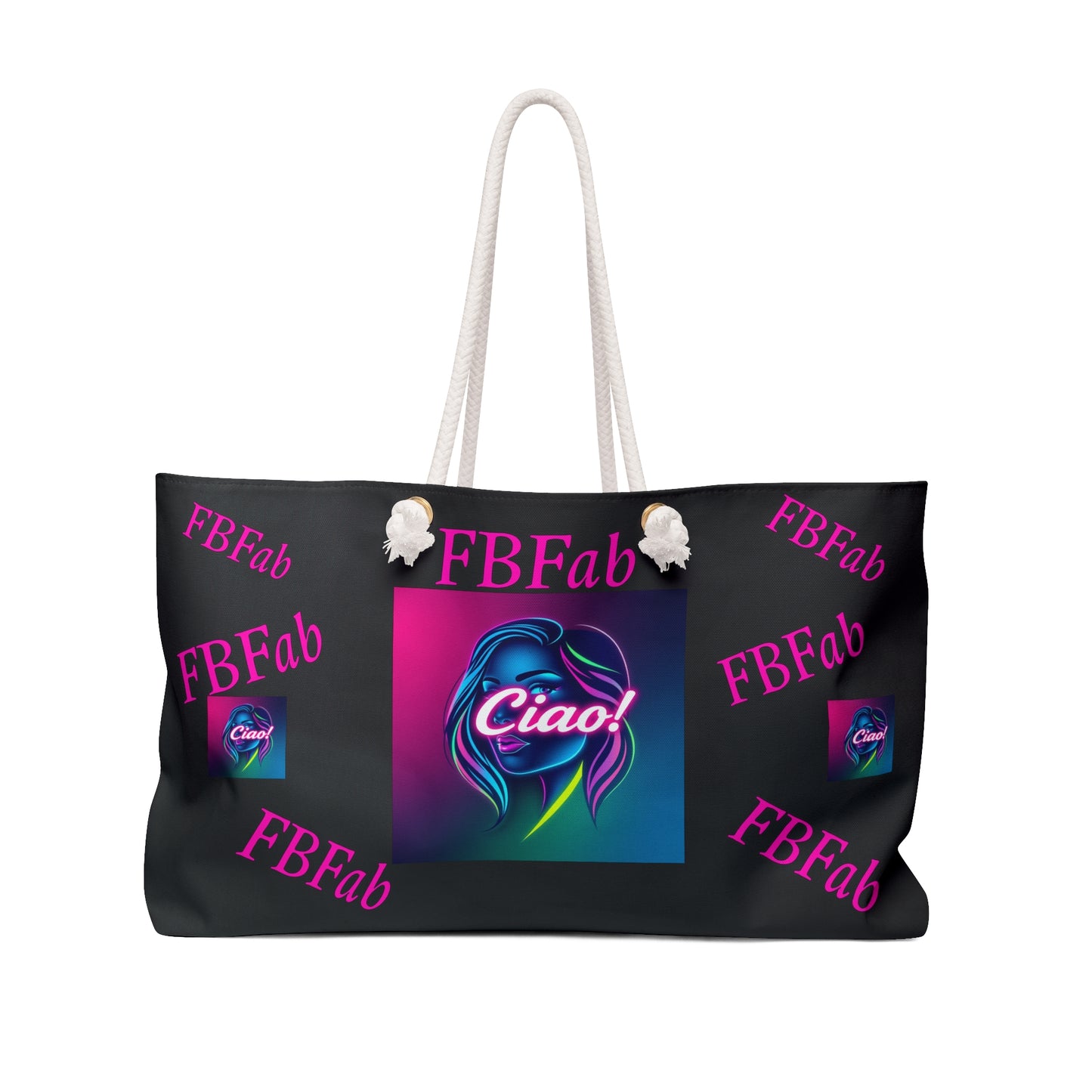 Weekender Bag - FBF Logo, Travel Tote, Gym Bag, Beach Bag, Overnight Bag, Stylish Carryall, Perfect Gift