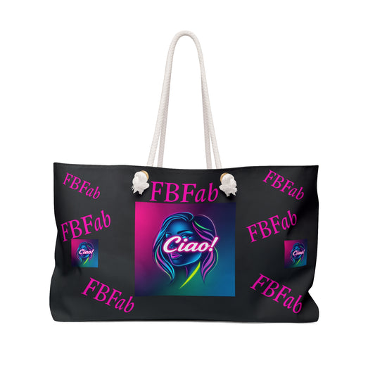 Weekender Bag - FBF Logo, Travel Tote, Gym Bag, Beach Bag, Overnight Bag, Stylish Carryall, Perfect Gift