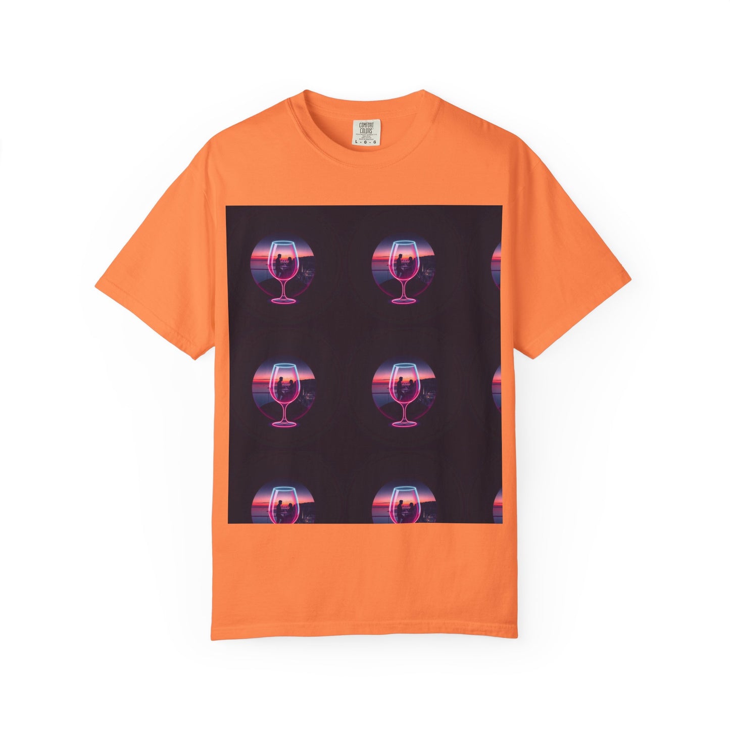 Retro Sunset Glasses T-Shirt, Unisex Garment-Dyed Tee for Casual Wear, Vintage Aesthetic Shirt, Gift for Friends, Summer Vibes Tee, [...]