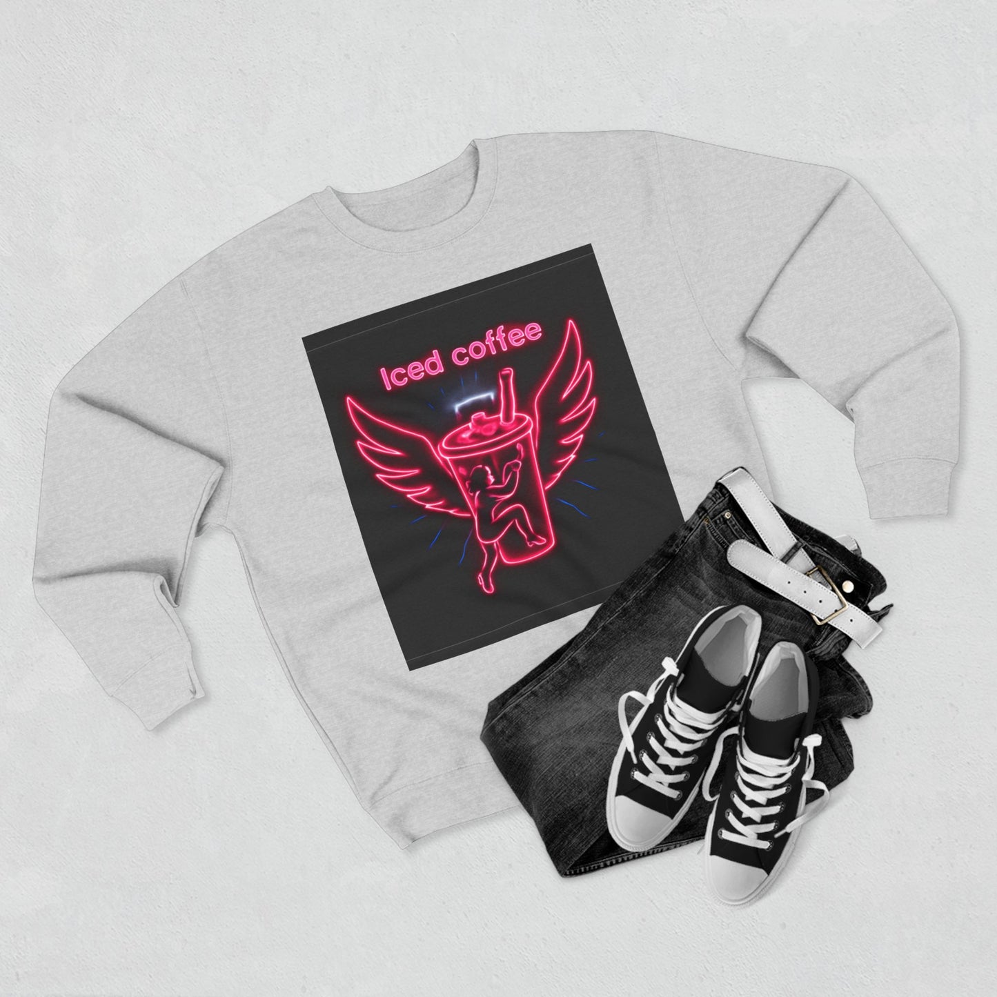 Wings & Coffee Unisex Crewneck Sweatshirt