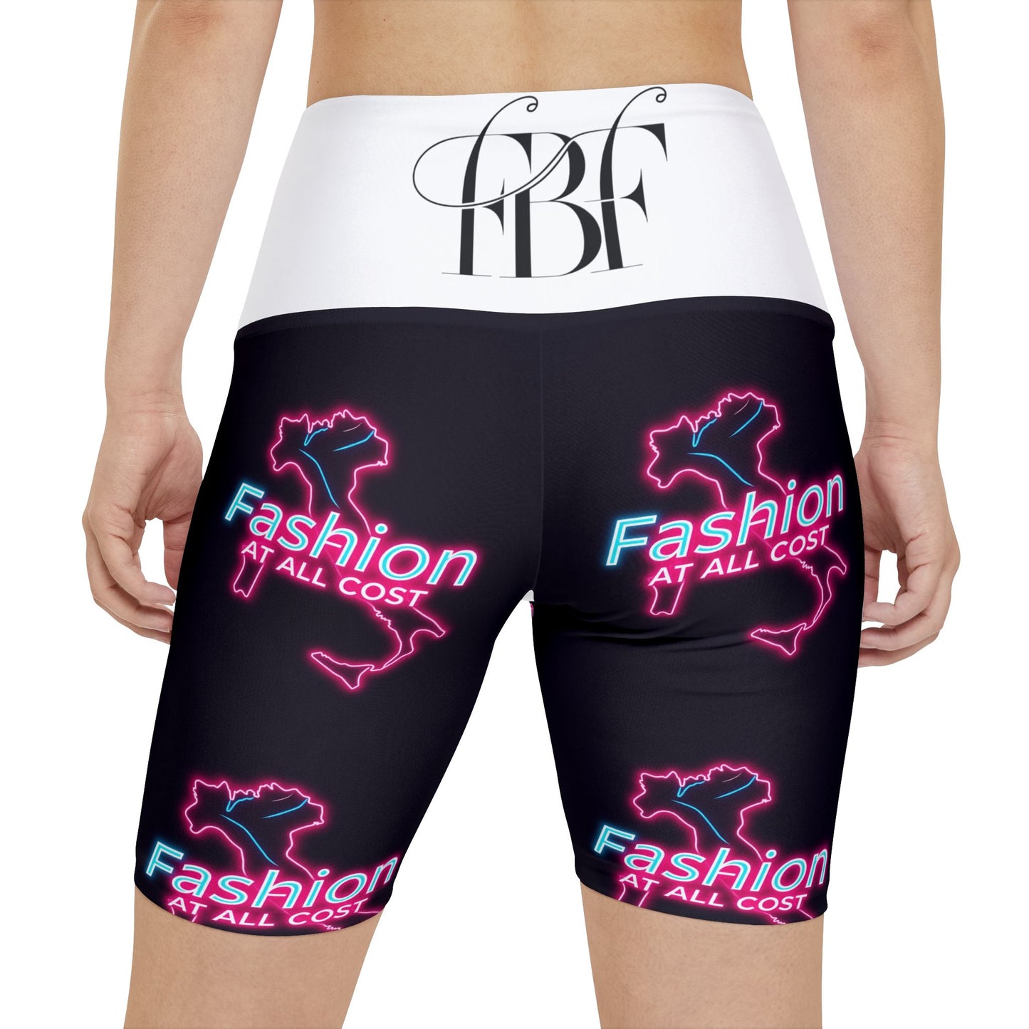 Trendy Women's Workout Shorts, Neon Fashion Gym Shorts, Activewear for Fitness, Sporty Lounge Shorts, Stylish Exercise Wear