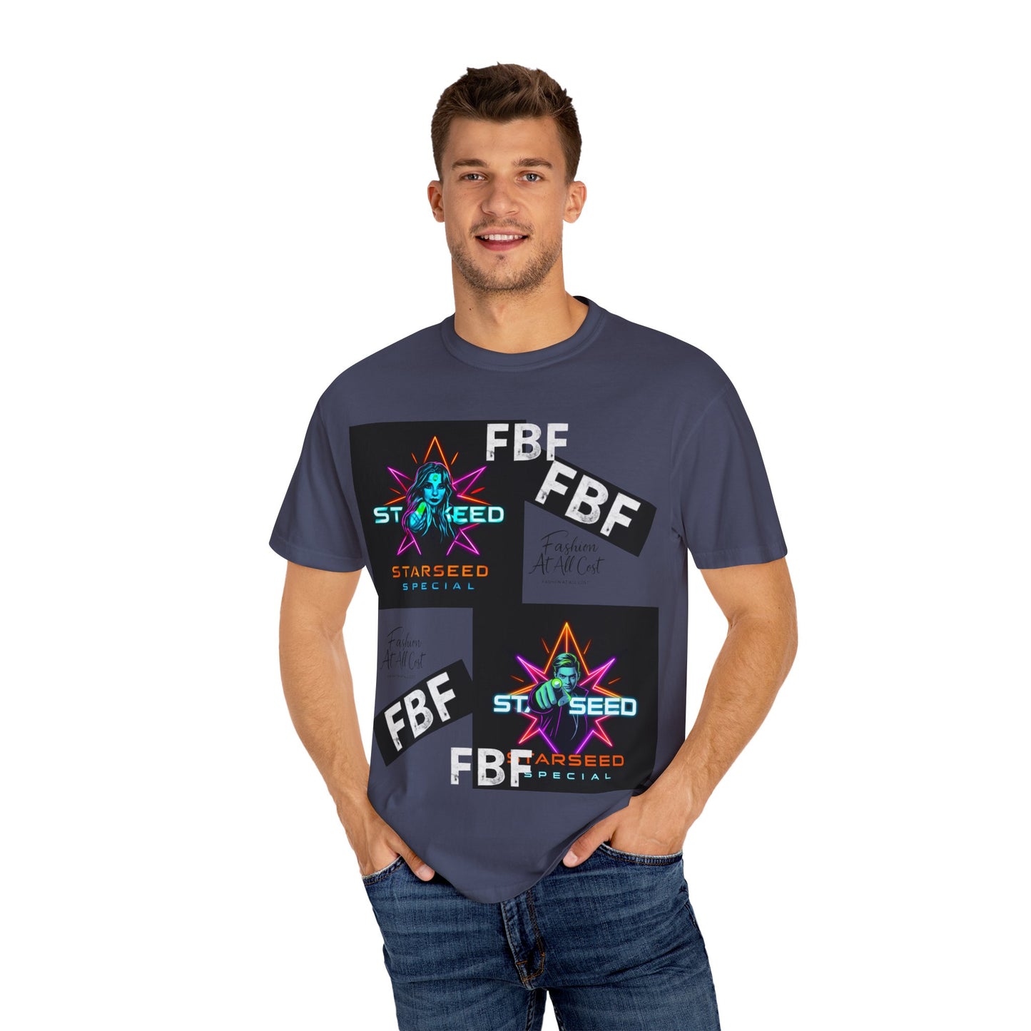 Garment-Dyed T-shirt, Trendy Graphic Tee, Casual Streetwear, Gift for Fashion Lovers, Unisex Style, Everyday Wear