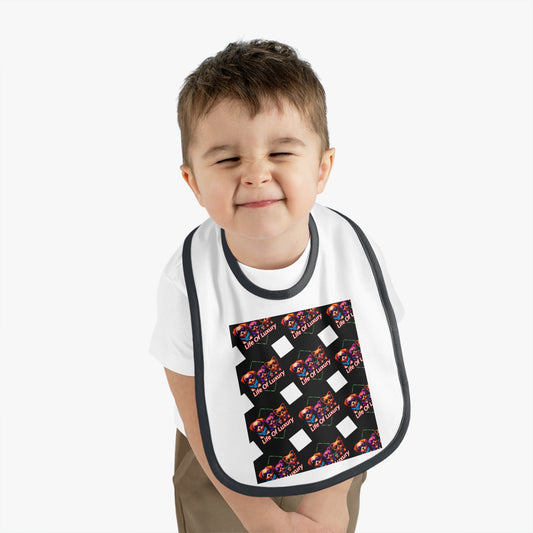 Vibrant Baby Bib with Contrast Trim, Stylish Baby Feeding Bib, Unique Gift for Baby Showers, Fun Print Bib for New Parents, Cute [...]
