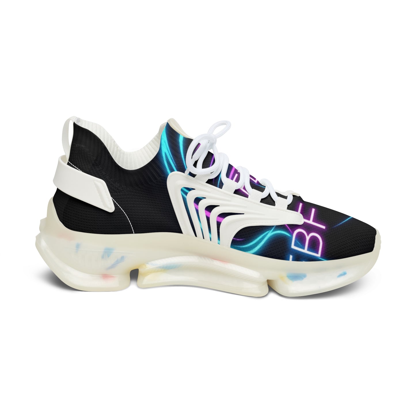 Women's Mesh Sneakers with Neon Glow Design | Stylish Athletic Shoes for Everyday Wear, Fashion, Fitness