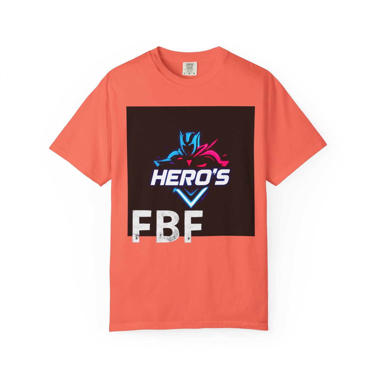 Hero's Unisex Garment-Dyed T-shirt, Casual Tee, Perfect for Gifting, Comic Fans, Hero Celebrations, Graphic Tee, Everyday Wear