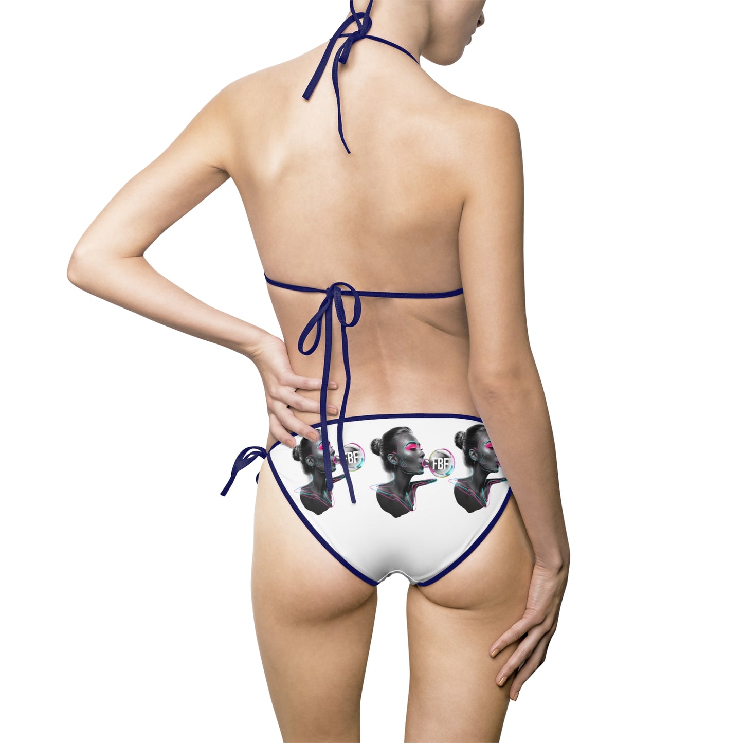 Retro Pop Art Woman Print Bikini