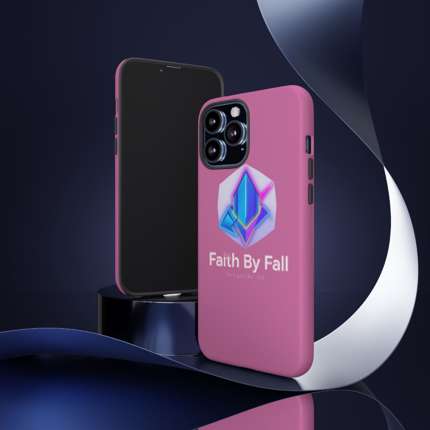 Vibrant Phone Case with Motivational Design - Faith By Fall, Colorful Phone Cover, Customizable Mobile Accessory, Unique Gift Idea, [...]