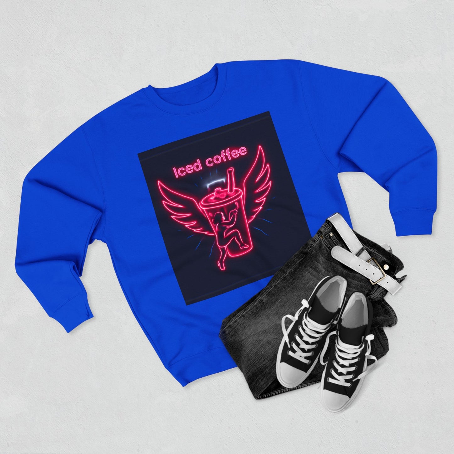 Wings & Coffee Unisex Crewneck Sweatshirt