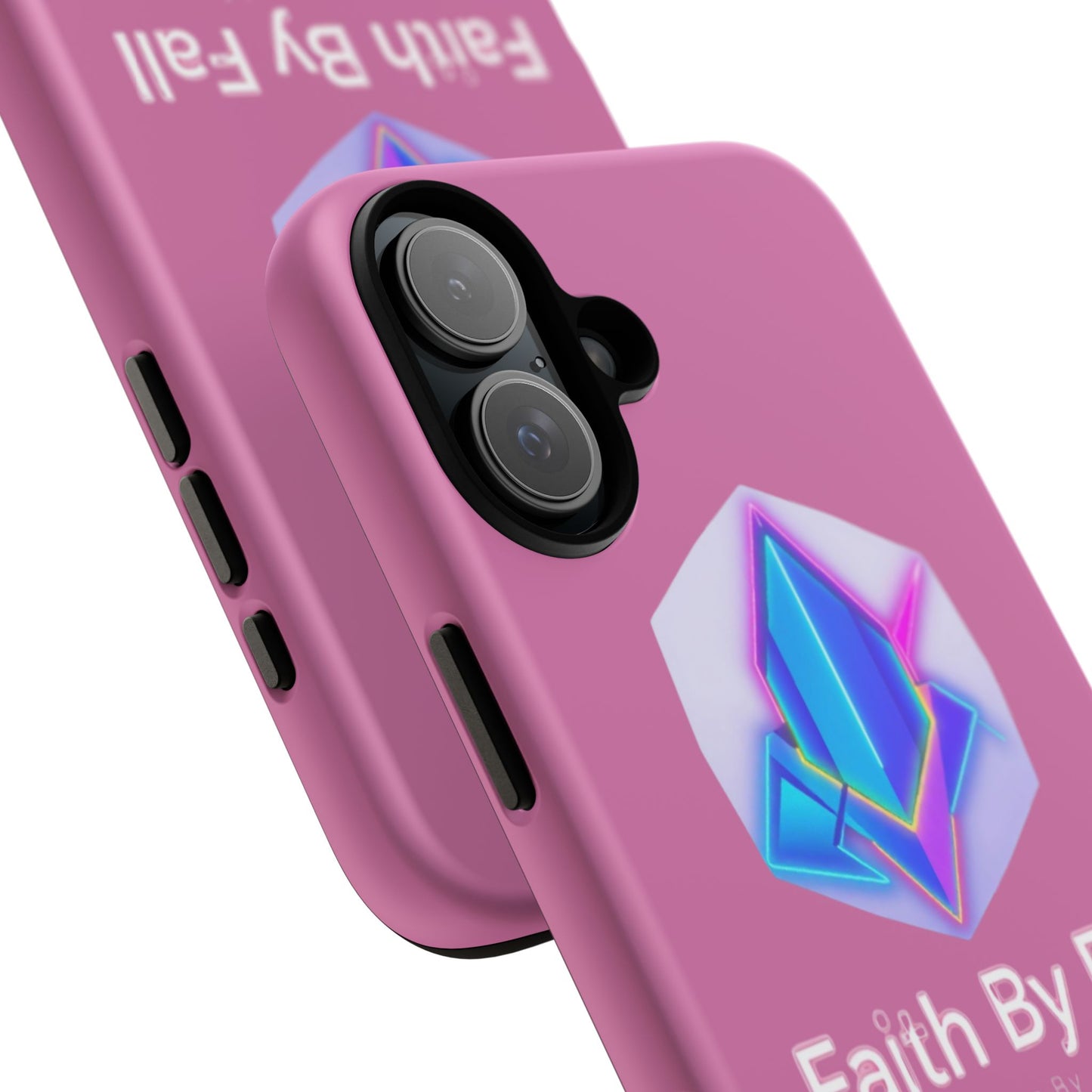 Vibrant Phone Case with Motivational Design - Faith By Fall, Colorful Phone Cover, Customizable Mobile Accessory, Unique Gift Idea, [...]