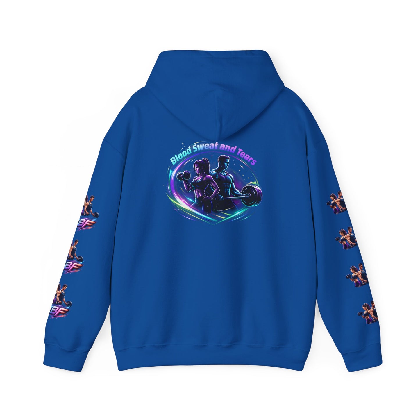 Weightlifting Hoodie — "Blood, Sweat and Tears" Fitness Pullover