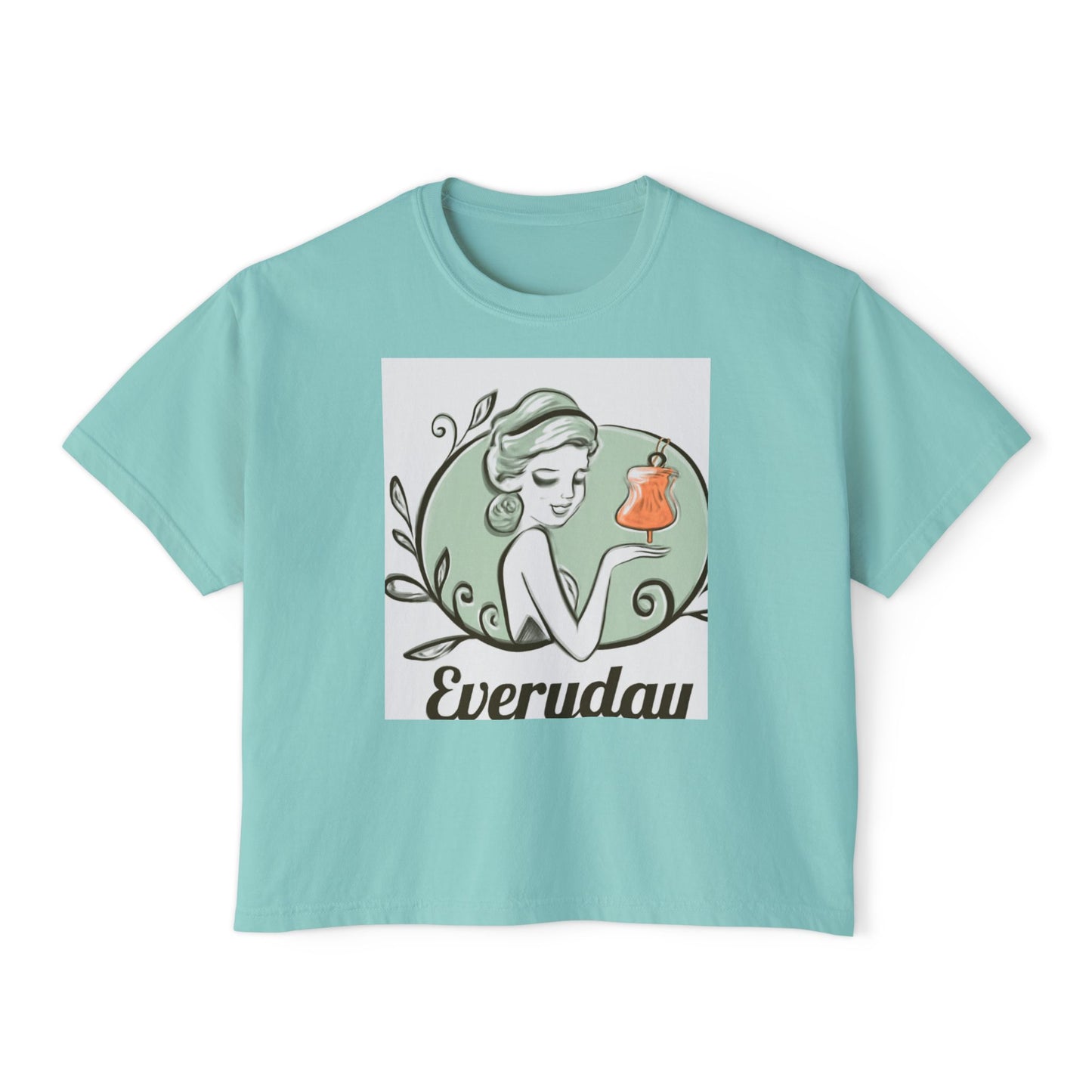 Everyday Vintage Beauty Boxy Tee — Women’s Graphic Fashion Top