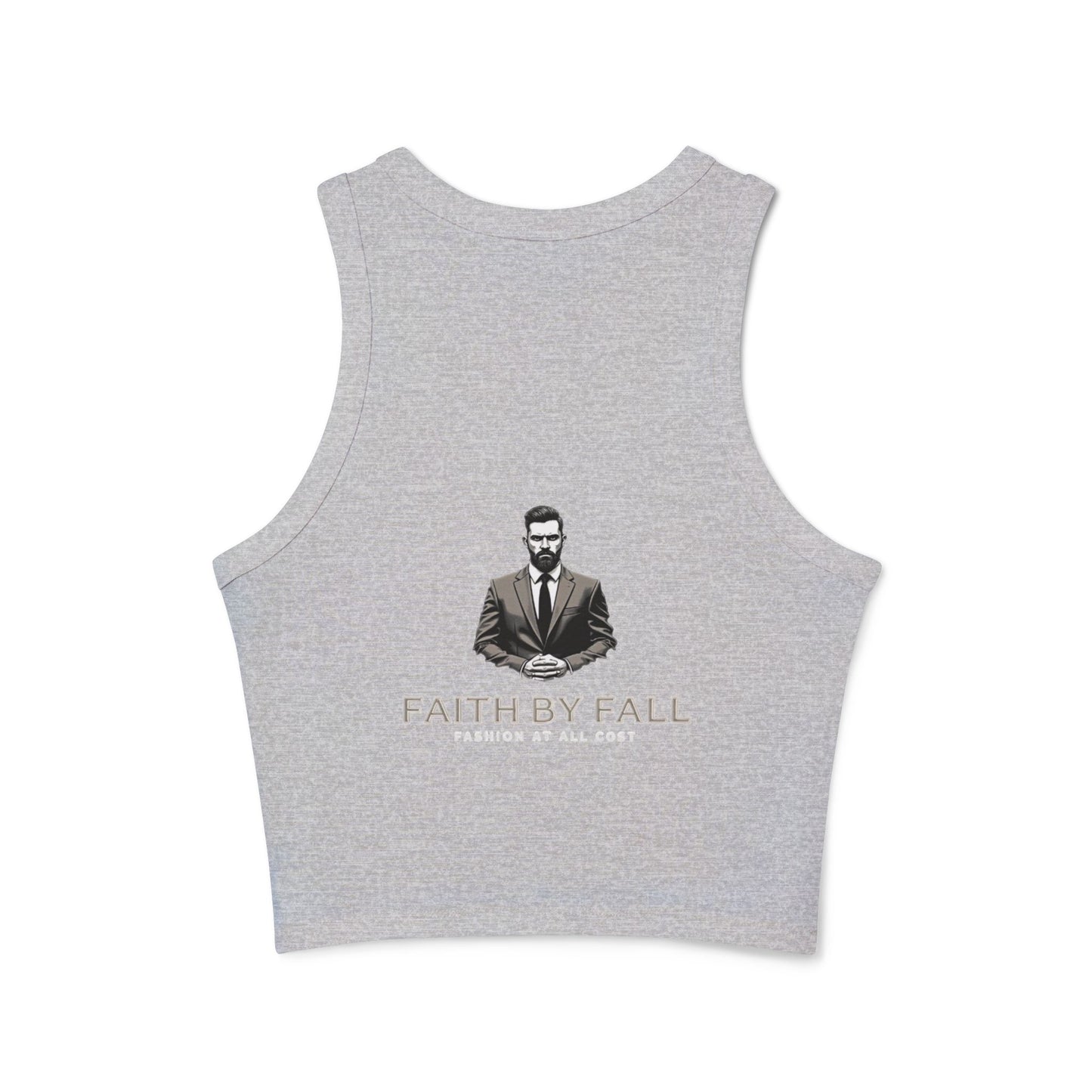 Faith & Fall Women’s Racer Tank Top | Motivational Top, Fall Fashion, Casual Wear, Unique Gift for Women, Inspirational Apparel