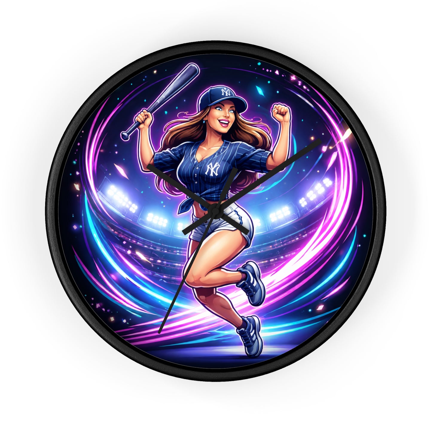 Yankee Gal Wall Clock