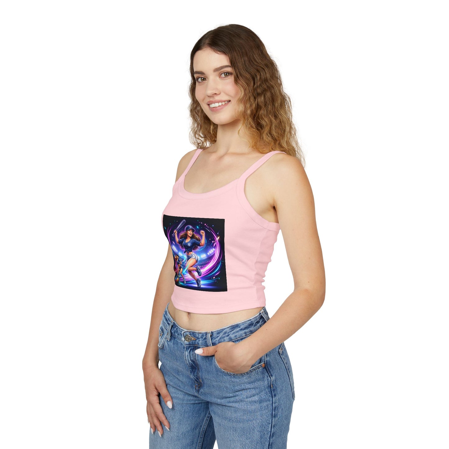 Yankees sweep Women's Spaghetti Strap Tank Top