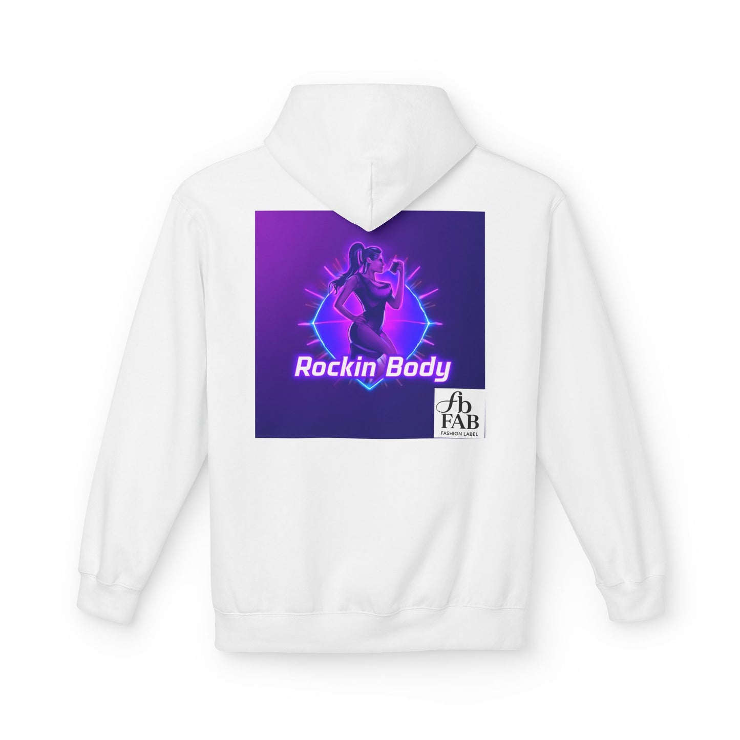 Rock Your Body Fleece Hoodie | Unisex Midweight Hoodie, Cozy Sweatshirt, Unique Gift for Fitness Lovers, Casual Wear, Music Inspired Apparel