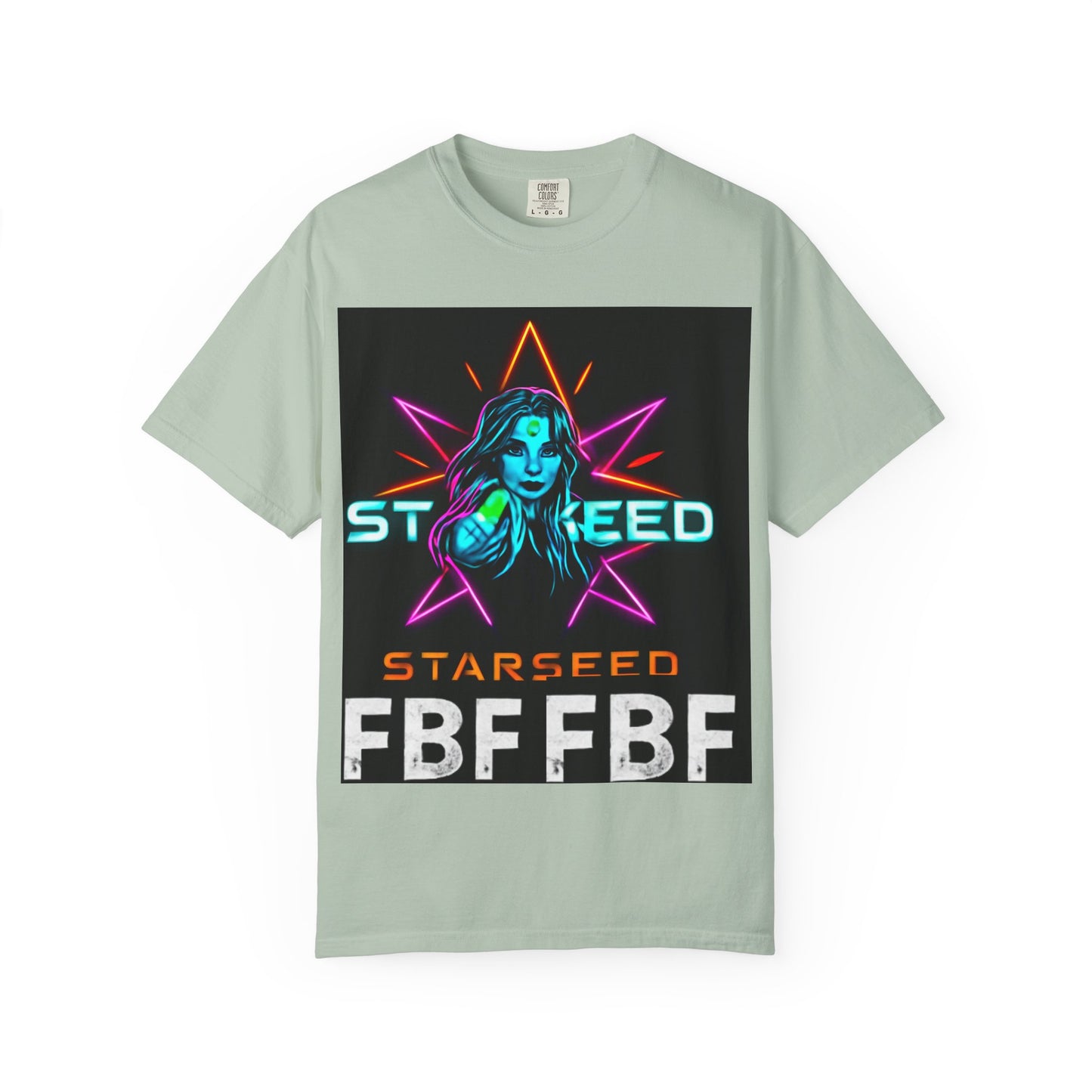 Neon Graphic T-Shirt - Starseed FBF Tee, Unisex Fashion, Cool Gift, Festival Wear, Retro Style, Casual Streetwear
