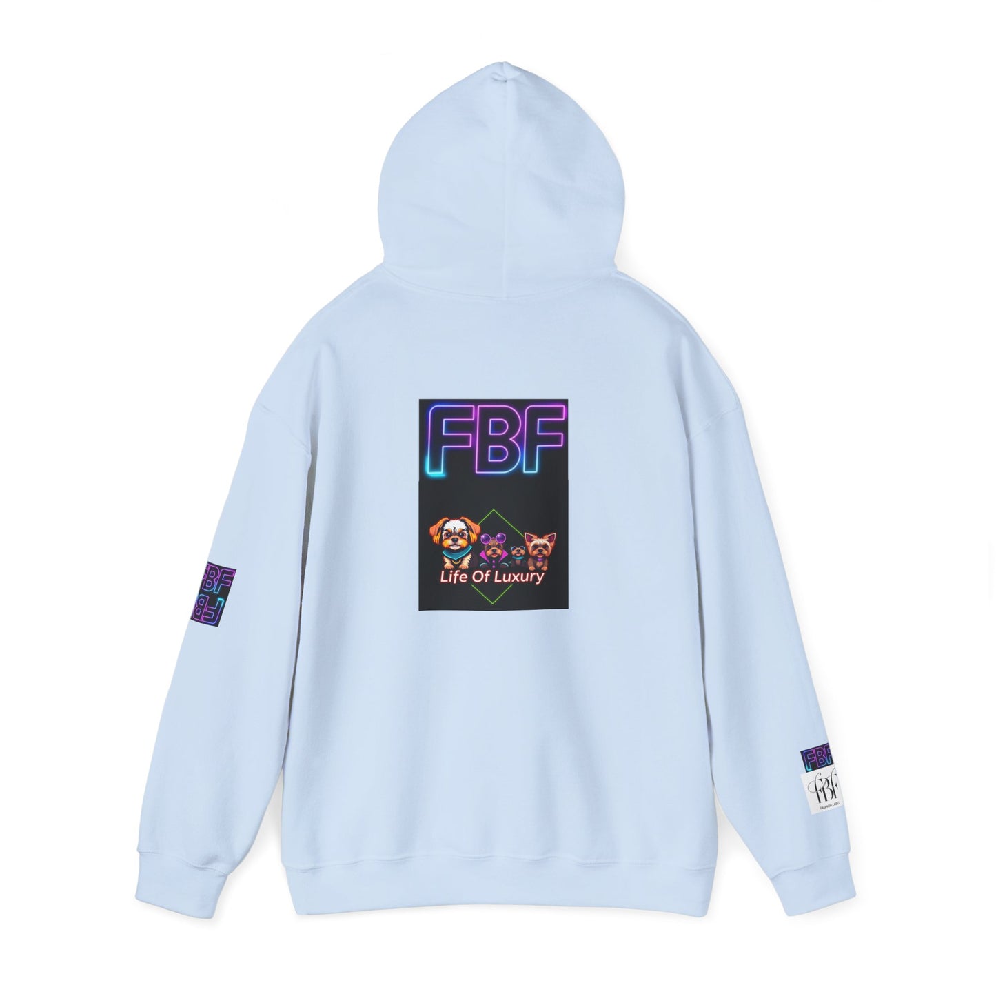 Luxury Life Unisex Hoodie - Cozy Sweatshirt for Pet Lovers, Gift for Birthdays, Everyday Wear, Chill Vibes, FBF Collection