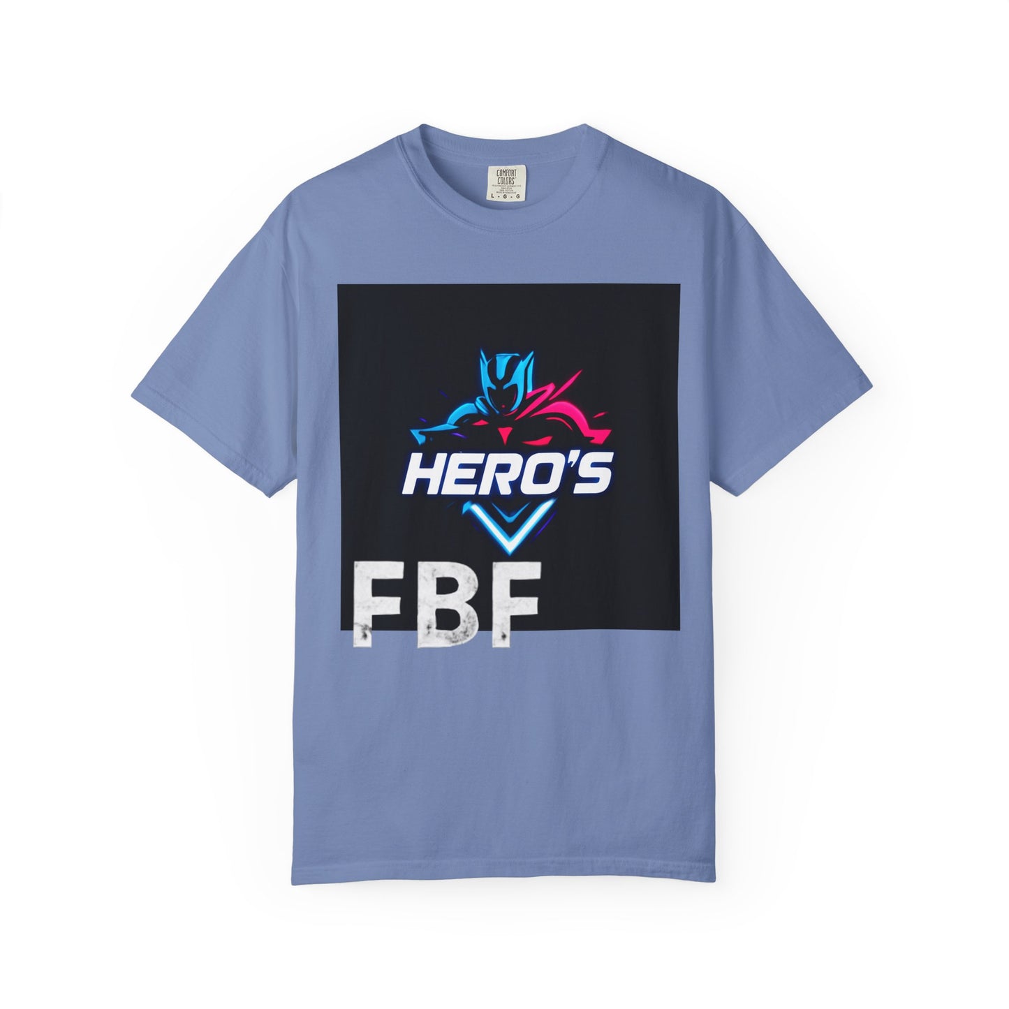 Hero's Unisex Garment-Dyed T-shirt, Casual Tee, Perfect for Gifting, Comic Fans, Hero Celebrations, Graphic Tee, Everyday Wear