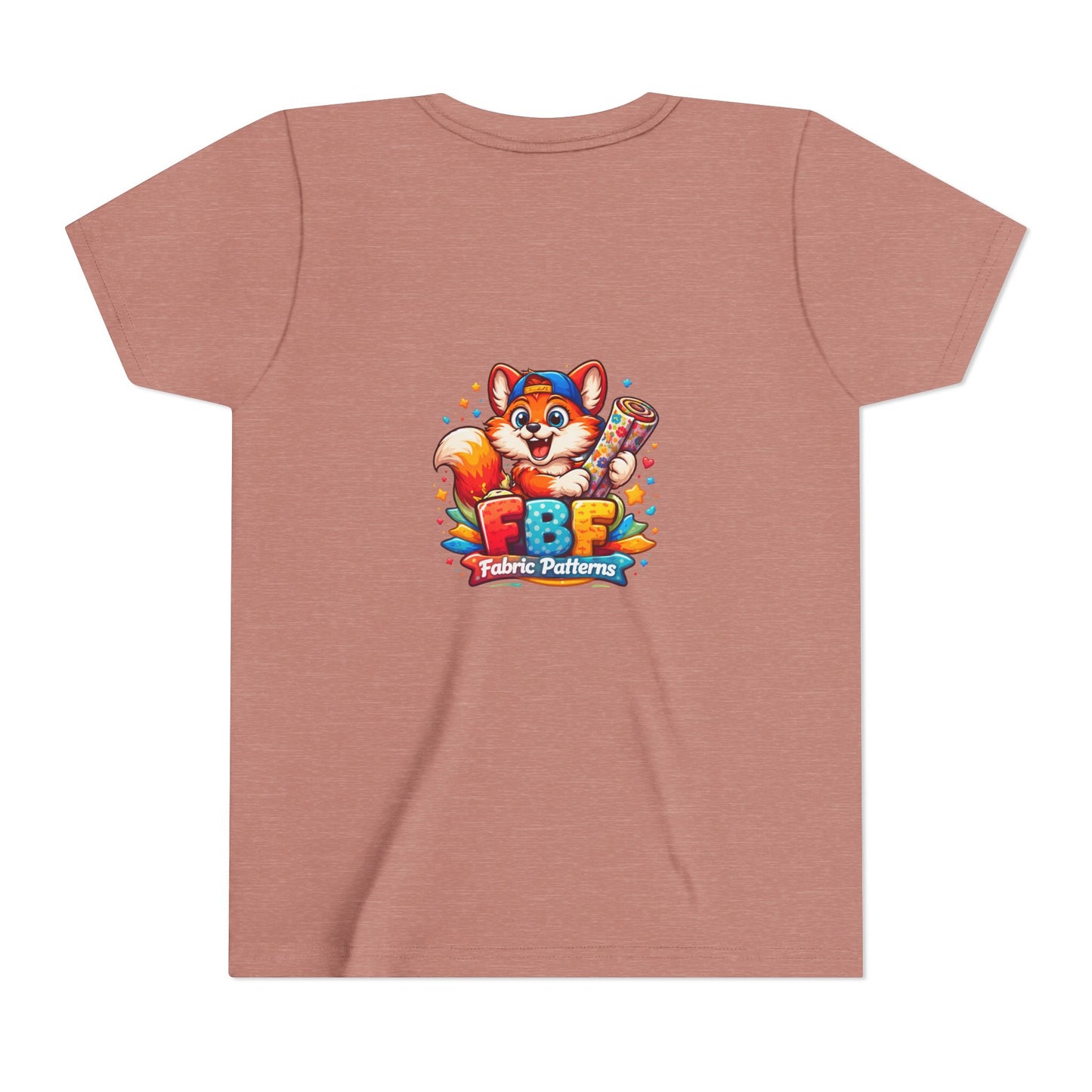Youth Tee — Colorful Cartoon Fox 'FBF' Logo Kids Shirt