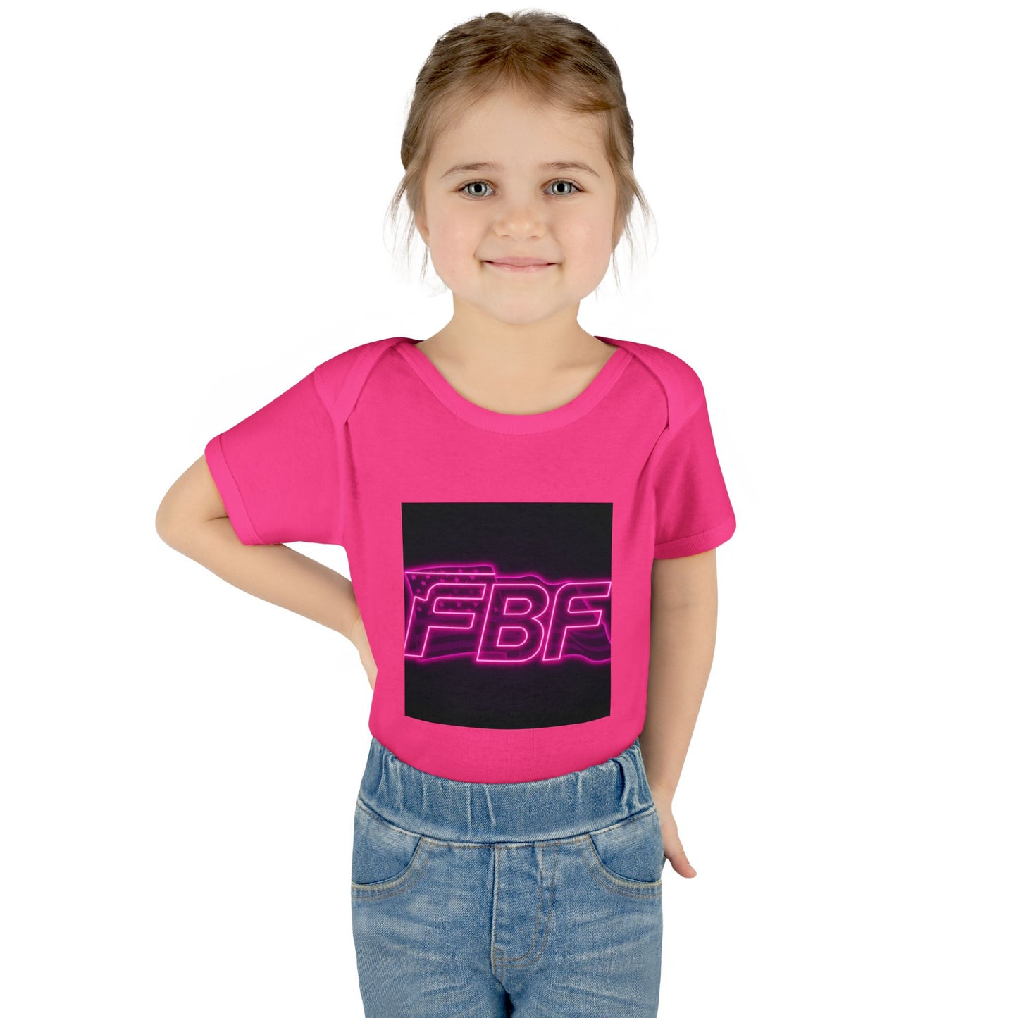 Neon Baby Bodysuit for Trendy Infants, Cool Graphic Onesie, Unique Baby Gift, Personalized Baby Outfit, Modern Infant Apparel