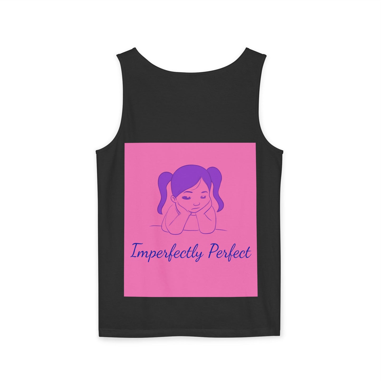 Unisex Graphic Tank Top, Cute Casual Summer Wear, Perfect for Gifts, Self-Love Celebration, Festive & Fun, Daily Comfort