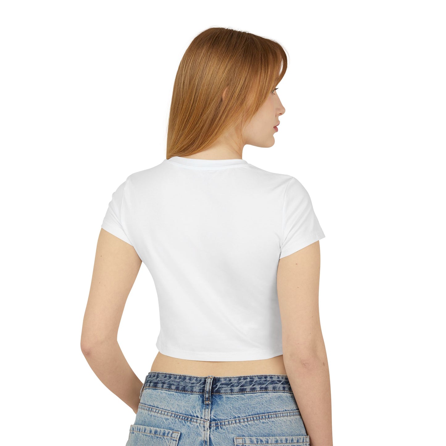 Not My Vibe Cropped Baby Tee — Funny Sarcastic Graphic Top for Women