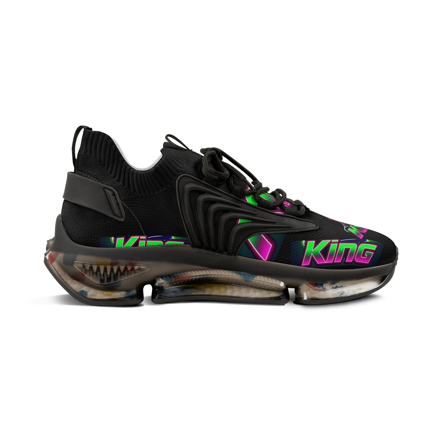 Men's Urban Graphic Sneakers, Trendy Athletic Footwear, Colorful Mesh Sports Shoes, Street Style Trainers, Comfortable Casual Sneakers