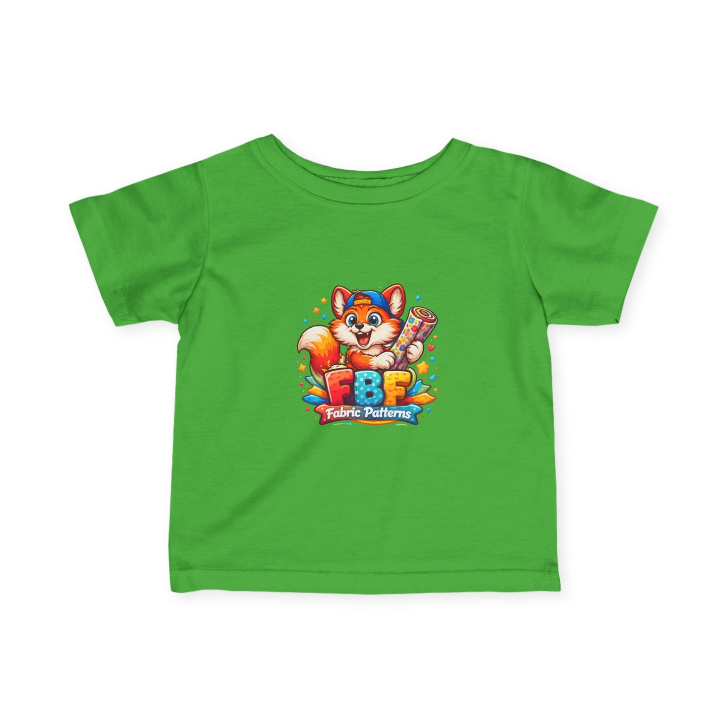 Infant Tee — Cute Fox "Faith Fox" Graphic Baby Shirt