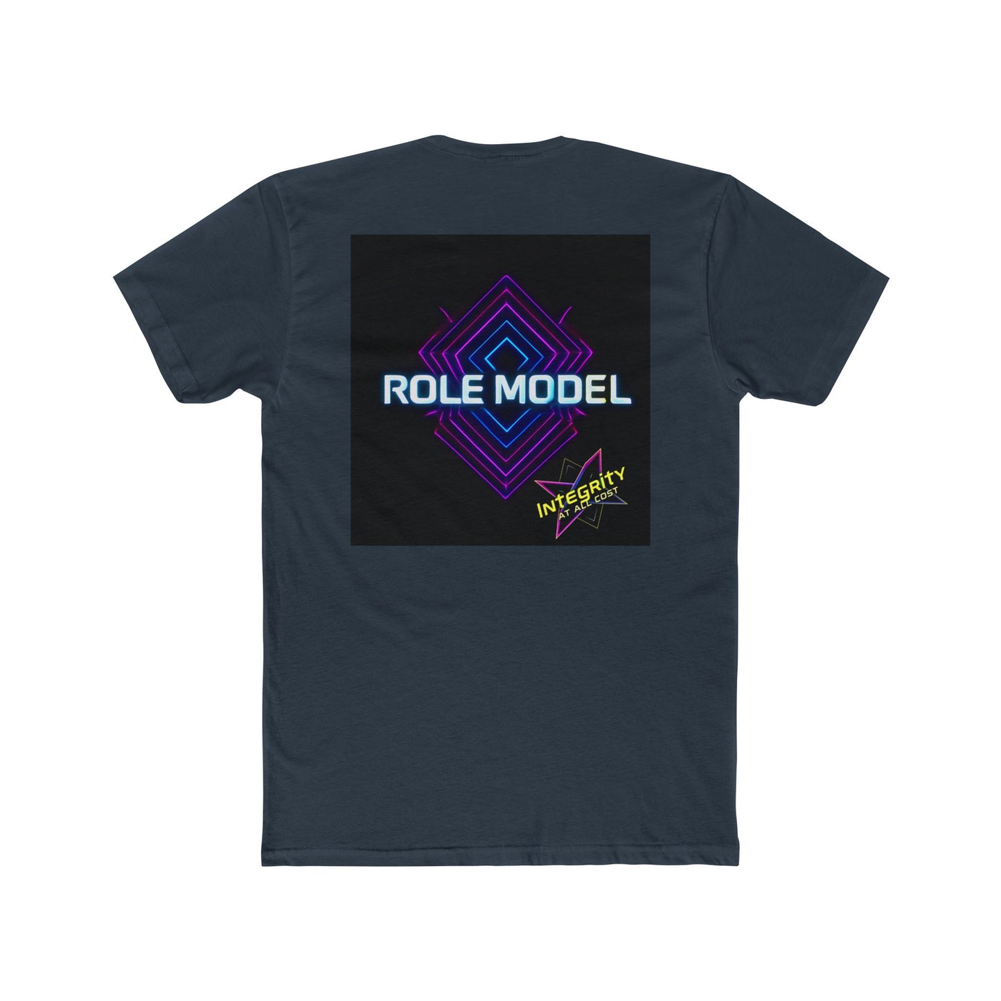 Unisex Cotton Crew Tee with Honor Respect and Role Model Design - Ideal for Gifts, Casual Wear, Appreciation Events, and Motivational Days