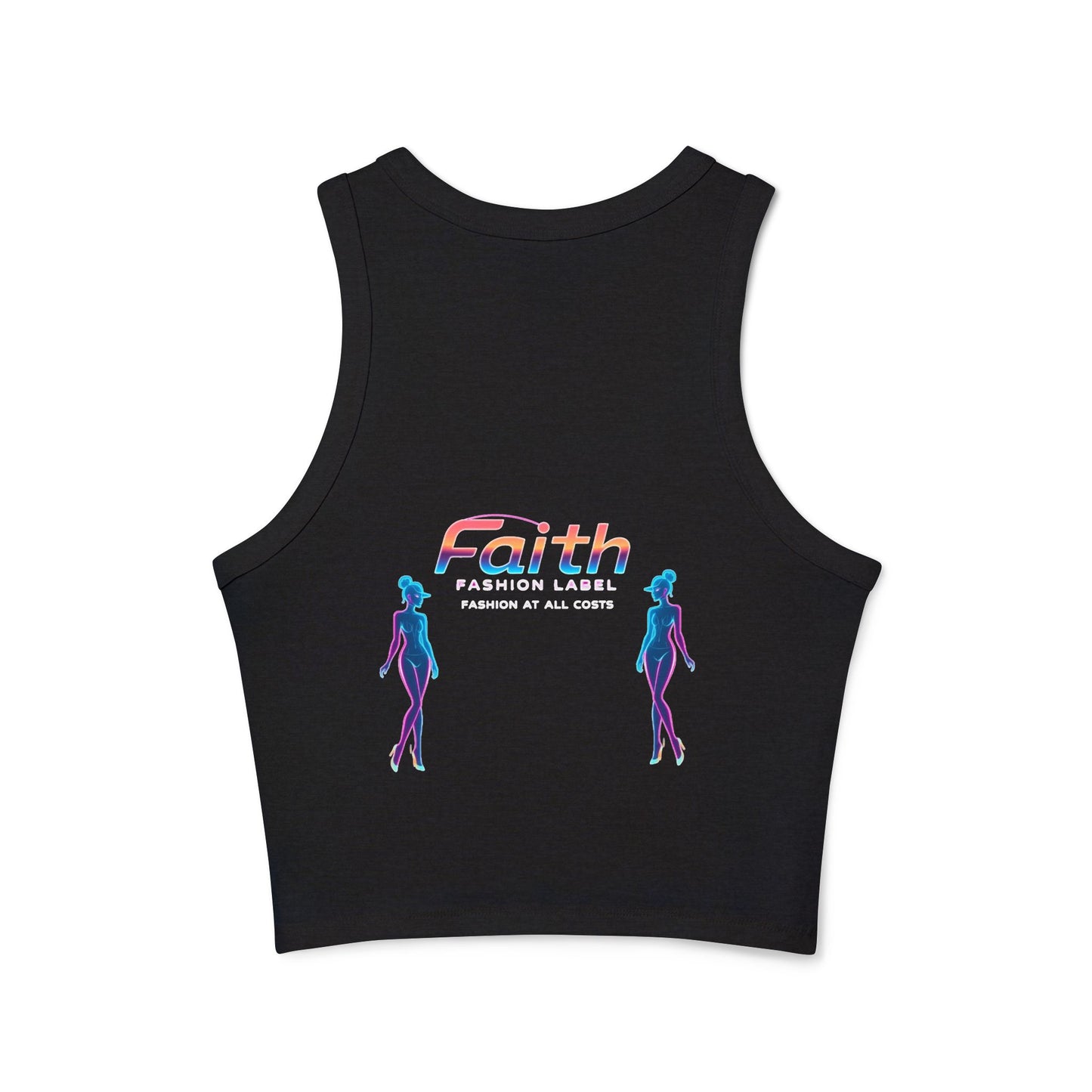 Women's Faith Racer Tank Top, Summer Top, Yoga Clothes, Casual Wear, Gift for Her, Festival Outfit