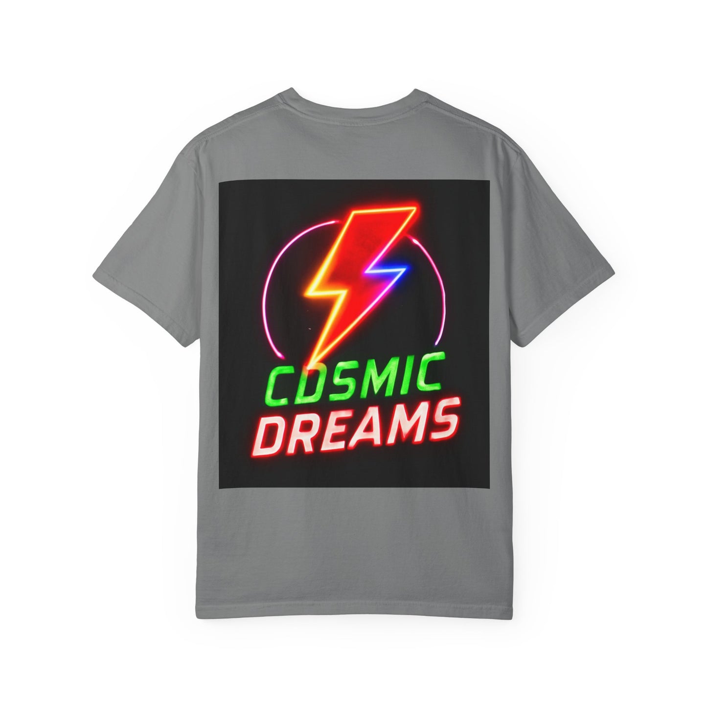 Vibrant Unisex Graphic T-Shirt, Cosmic Dreams Tee, Retro Neon Shirt, Stylish Casual Wear, Gift for Gamers & Dreamers