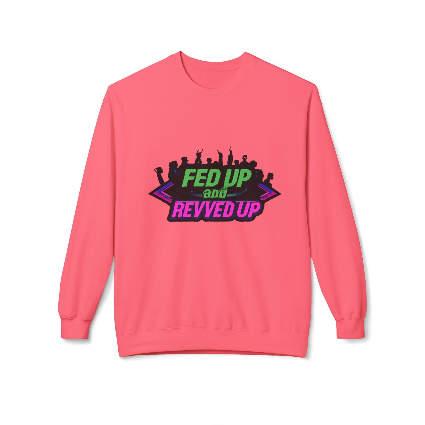 Empowered Message Crewneck Sweatshirt, Unisex Fleece, Activism Sweatshirt, Political Apparel, Comfortable Streetwear