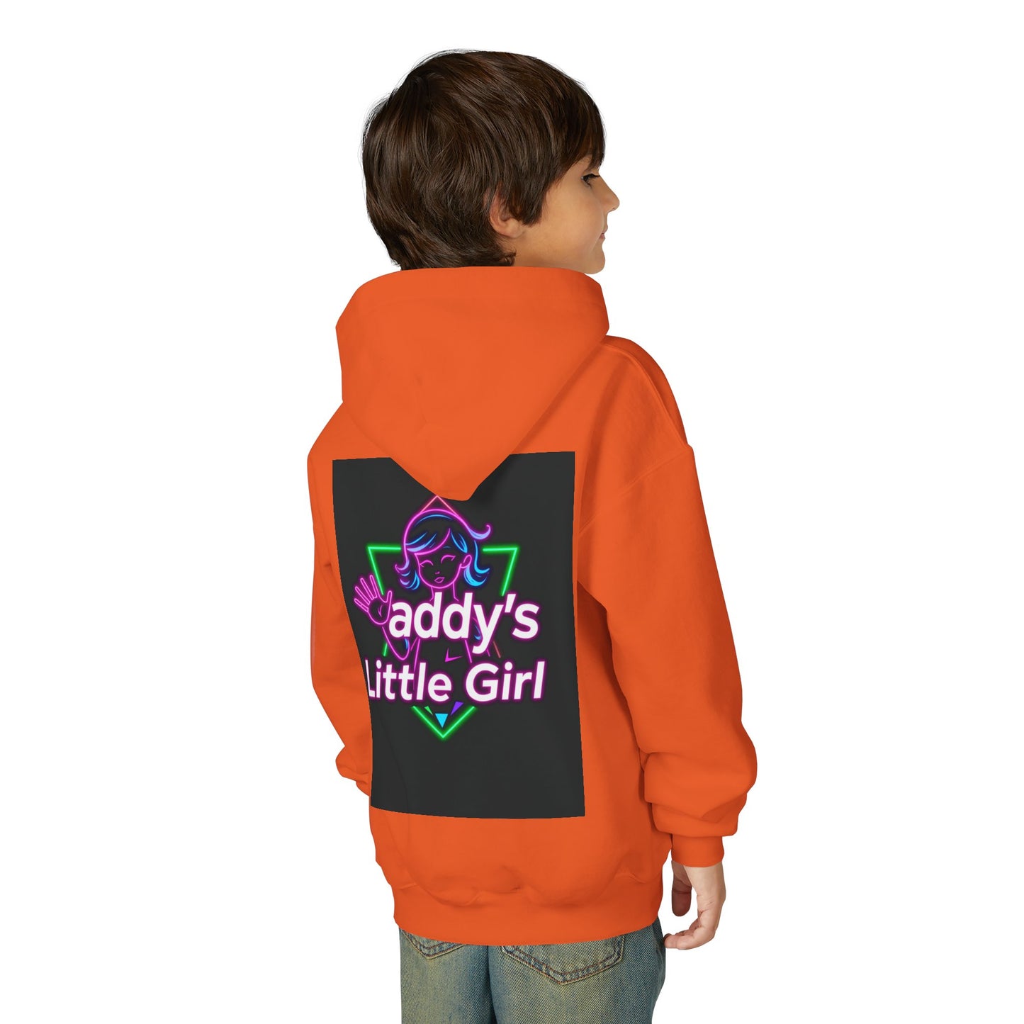 Daddy's Little Girl Hoodie, Cozy Youth Sweatshirt, Cute Gift for Dads, Kids Sweatshirt, Family Celebration Apparel